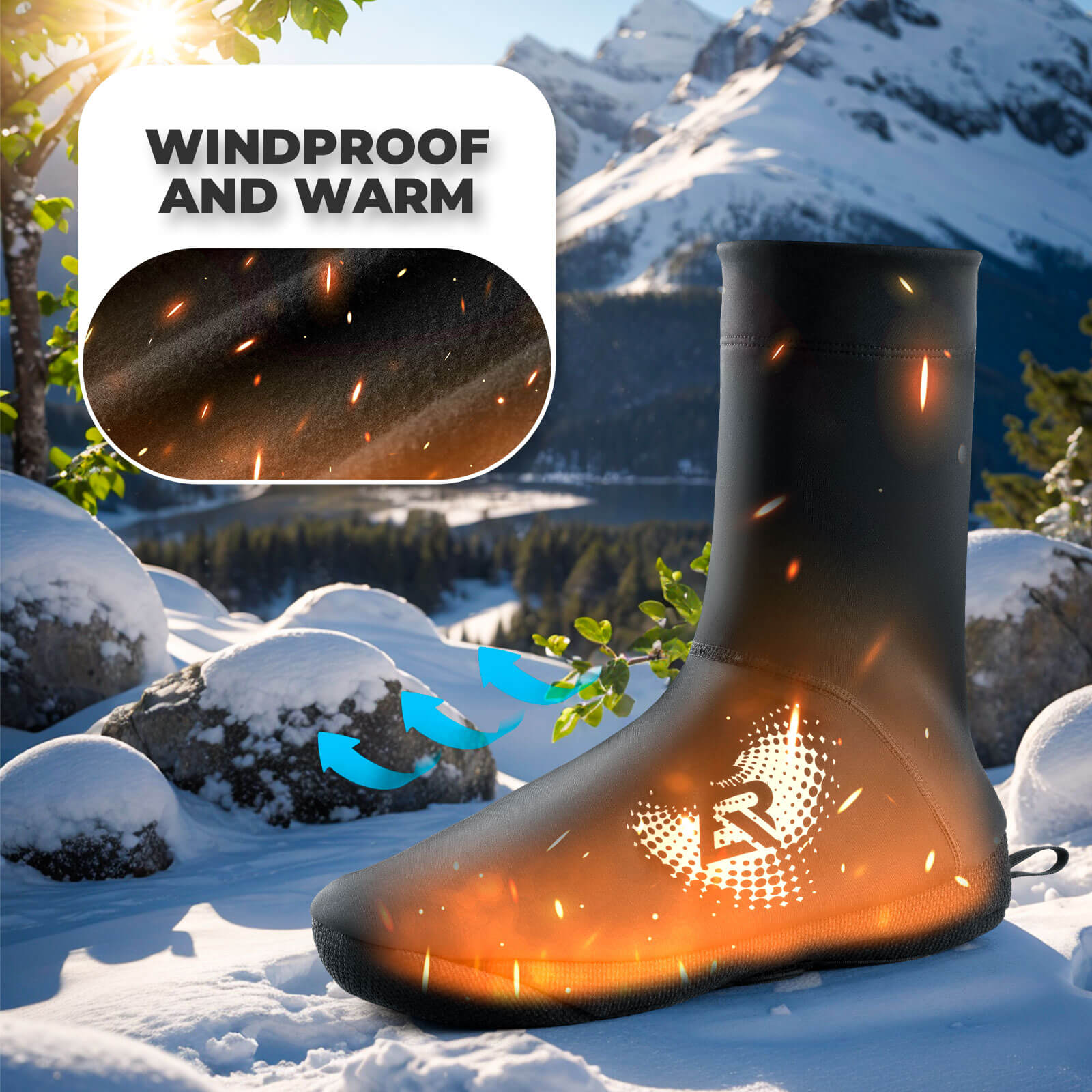 Windproof Thermal Cycling Shoe Covers - OVERLANDERS Outfitter