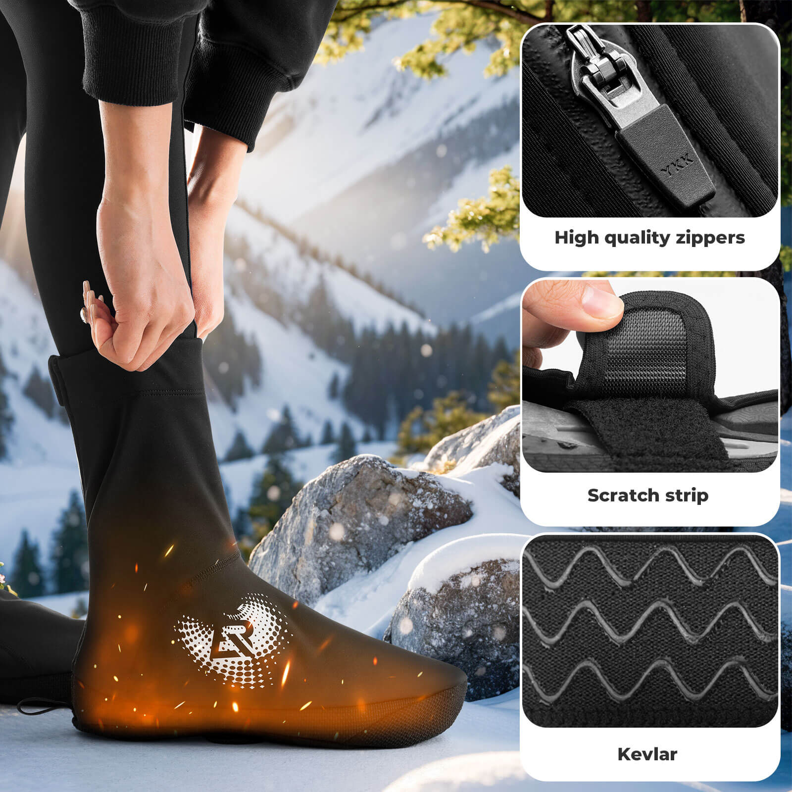 Windproof Thermal Cycling Shoe Covers - OVERLANDERS Outfitter