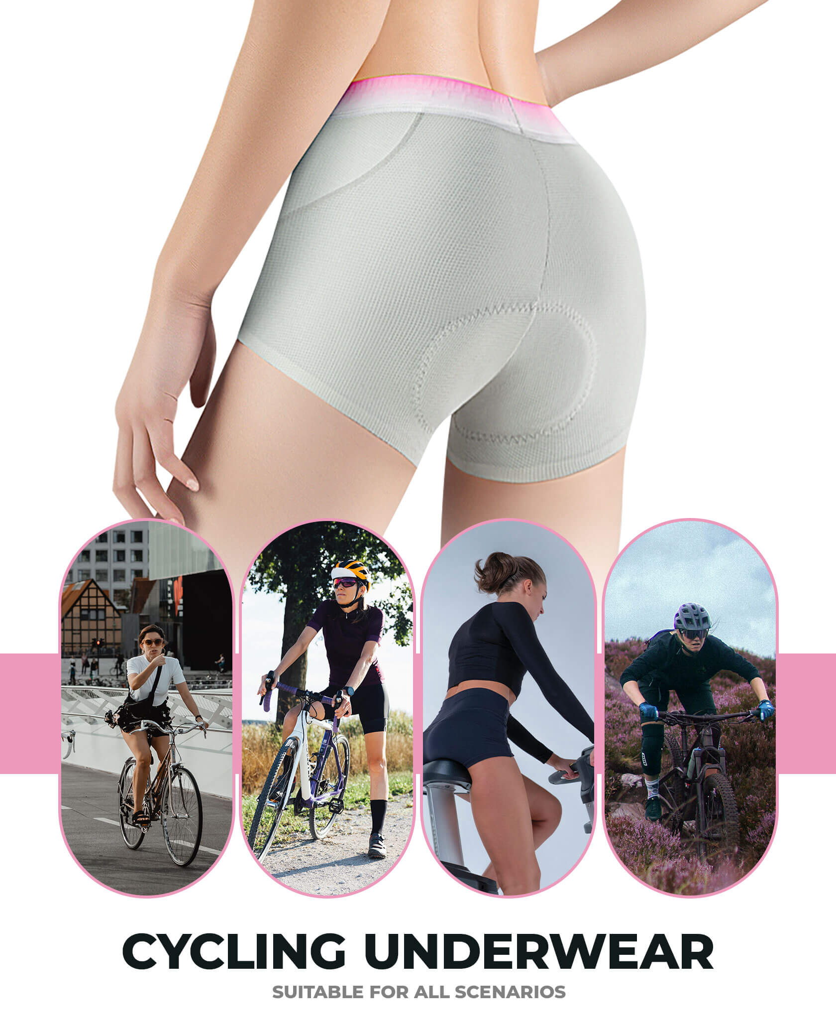 Women's 3D Padded Cycling Inner Shorts - OVERLANDERS Outfitter