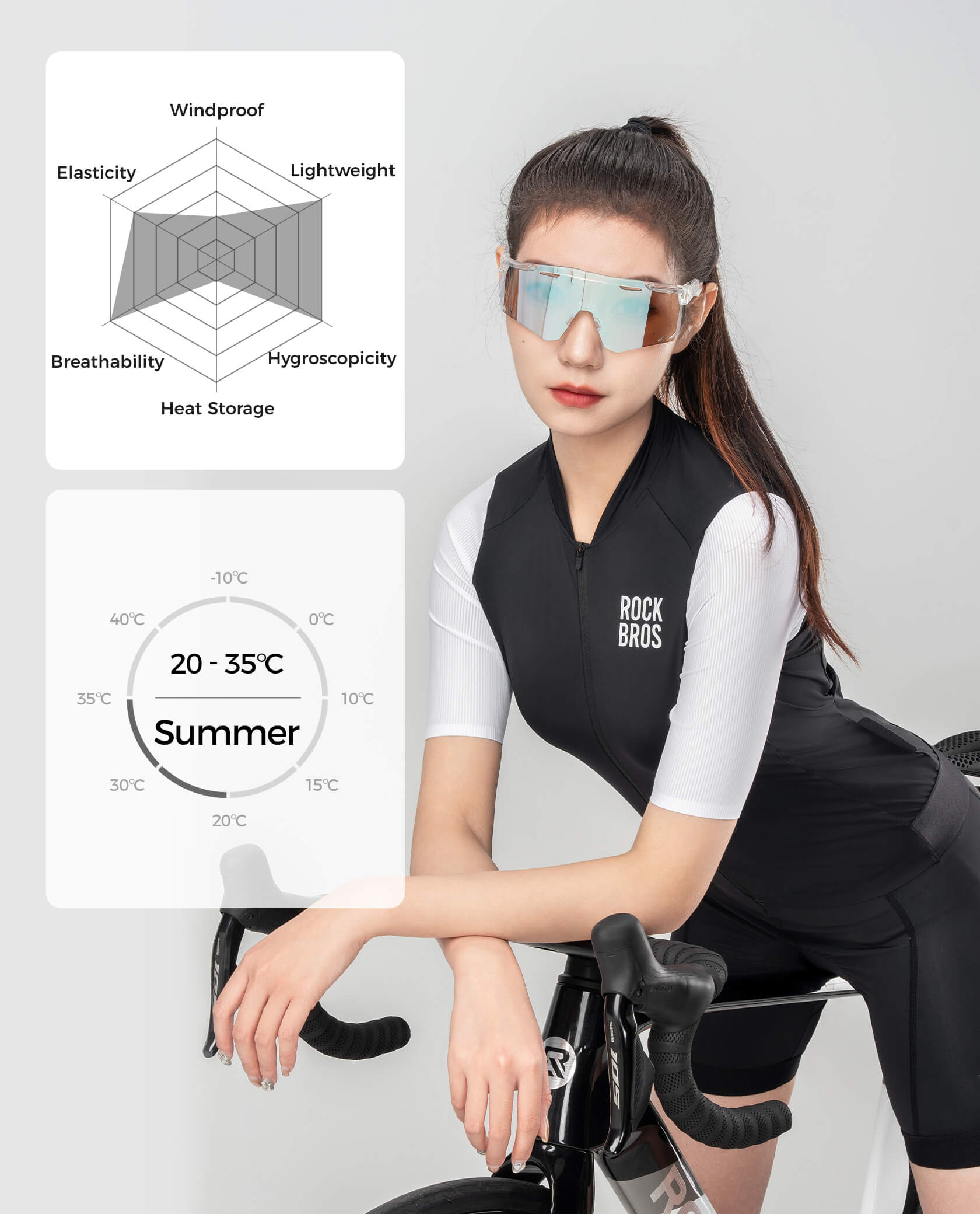 Women's Breathable Short-Sleeve Cycling Jersey - OVERLANDERS Outfitter