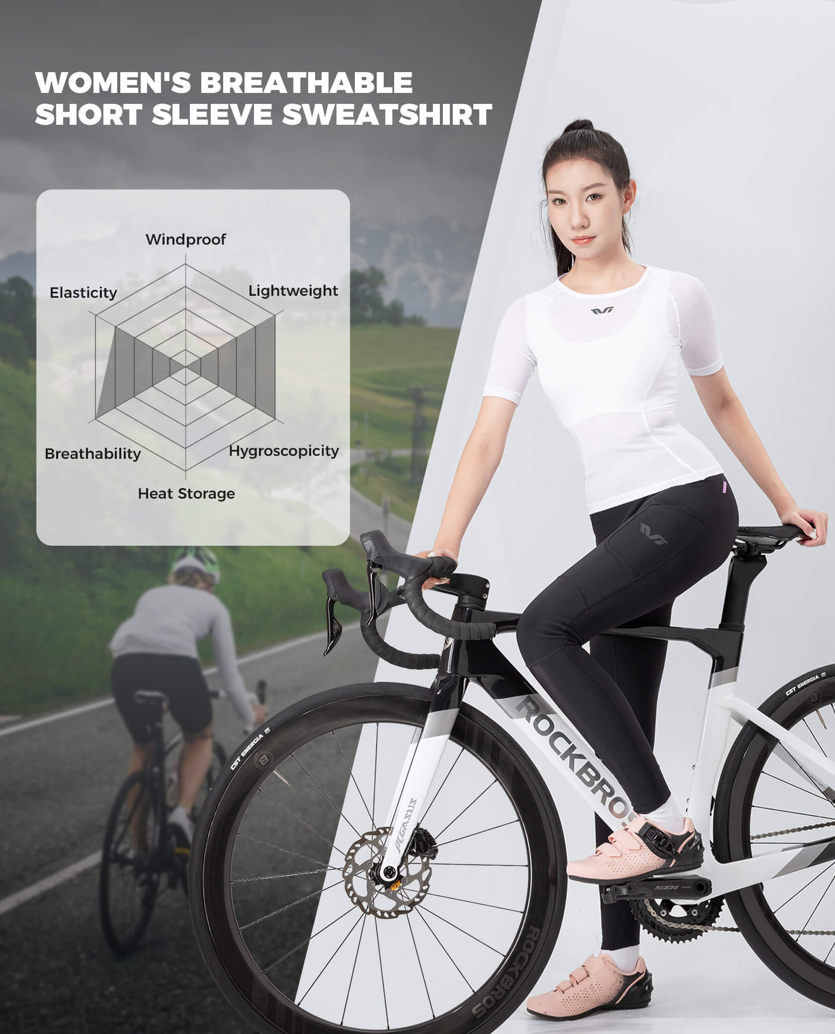Women's TVI Cycling Base Layer Short Sleeve Jersey - OVERLANDERS Outfitter