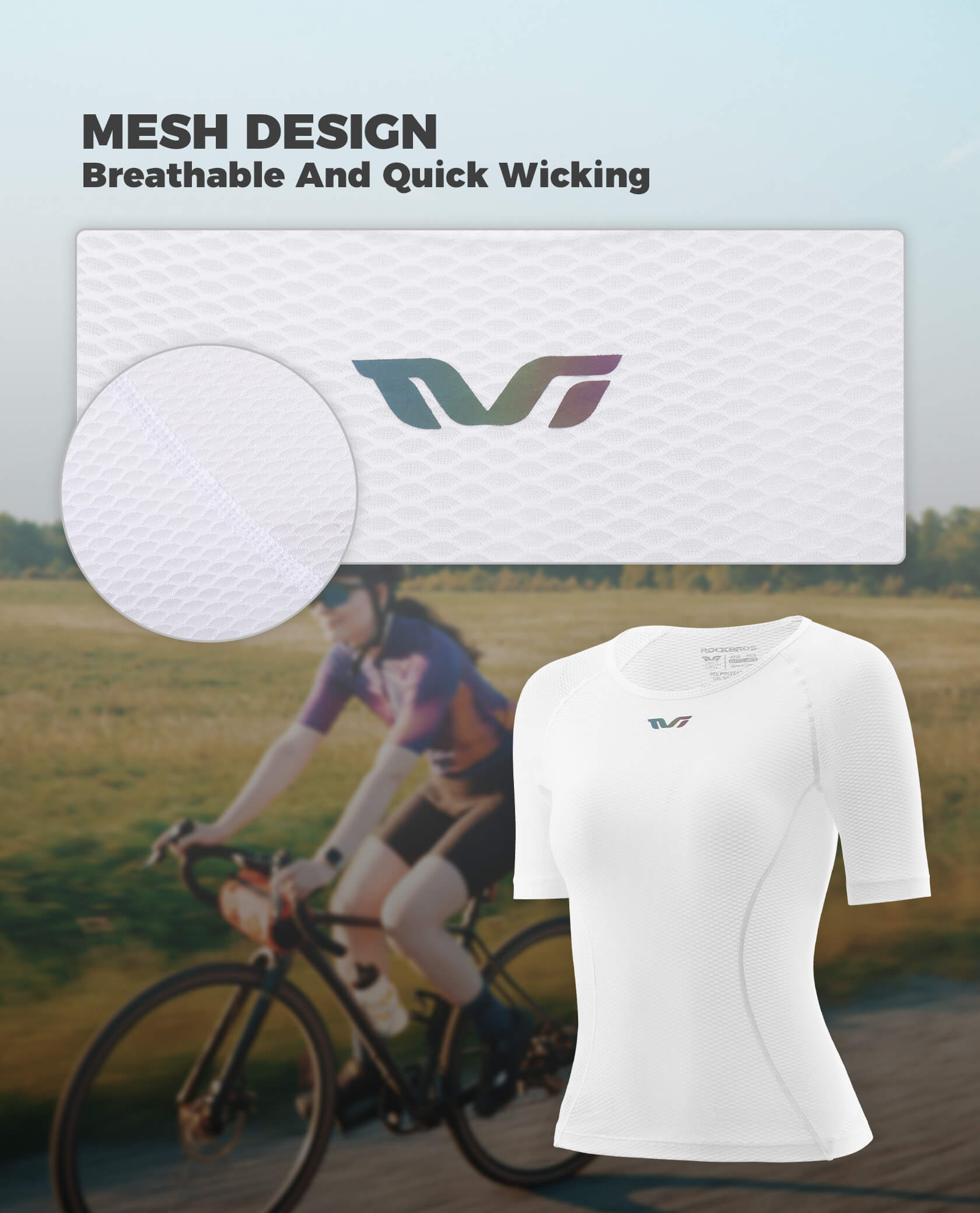 Women's TVI Cycling Base Layer Short Sleeve Jersey - OVERLANDERS Outfitter