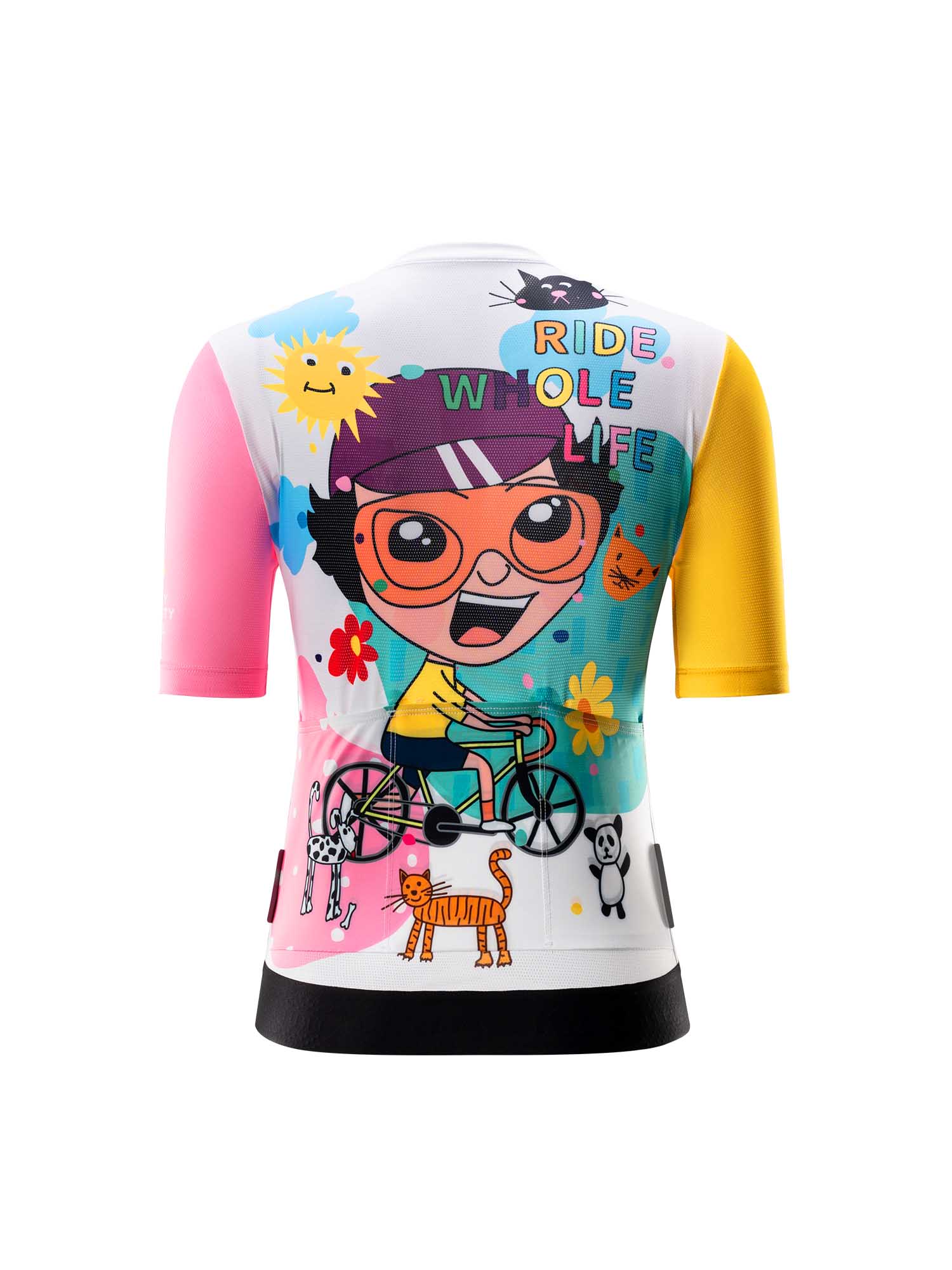 Women's TVI Vibrant Vacation Short-Sleeve Cycling Jersey - OVERLANDERS Outfitter