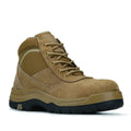 Brown Rock Rooster Cortez 6-inch steel toe leather work boots with rugged design and sturdy soles for safety and durability
