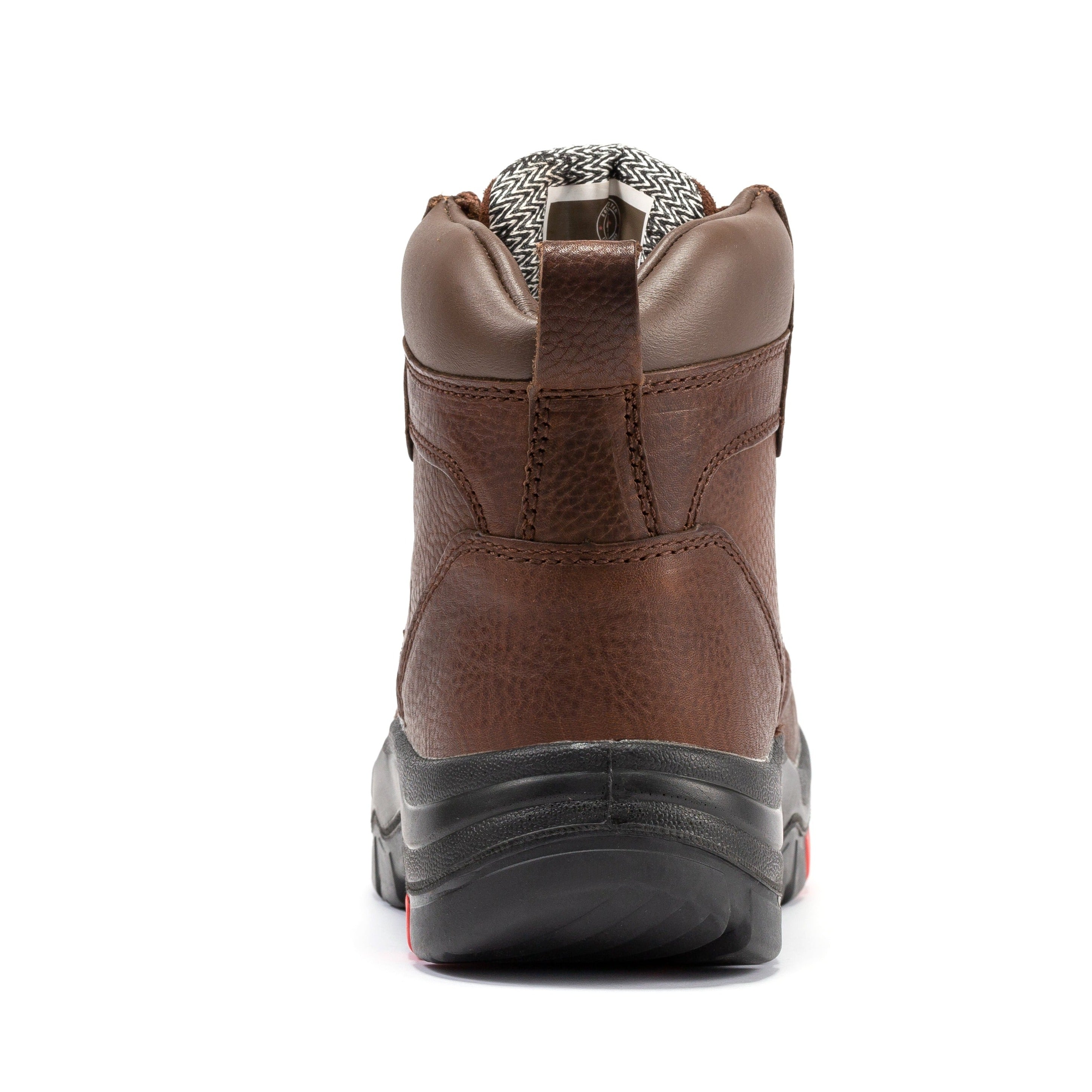 Rock Rooster Zumbro 6-inch work boots with soft toe, rubber outsole, EH protection, and ASTM 2892 safety standards.