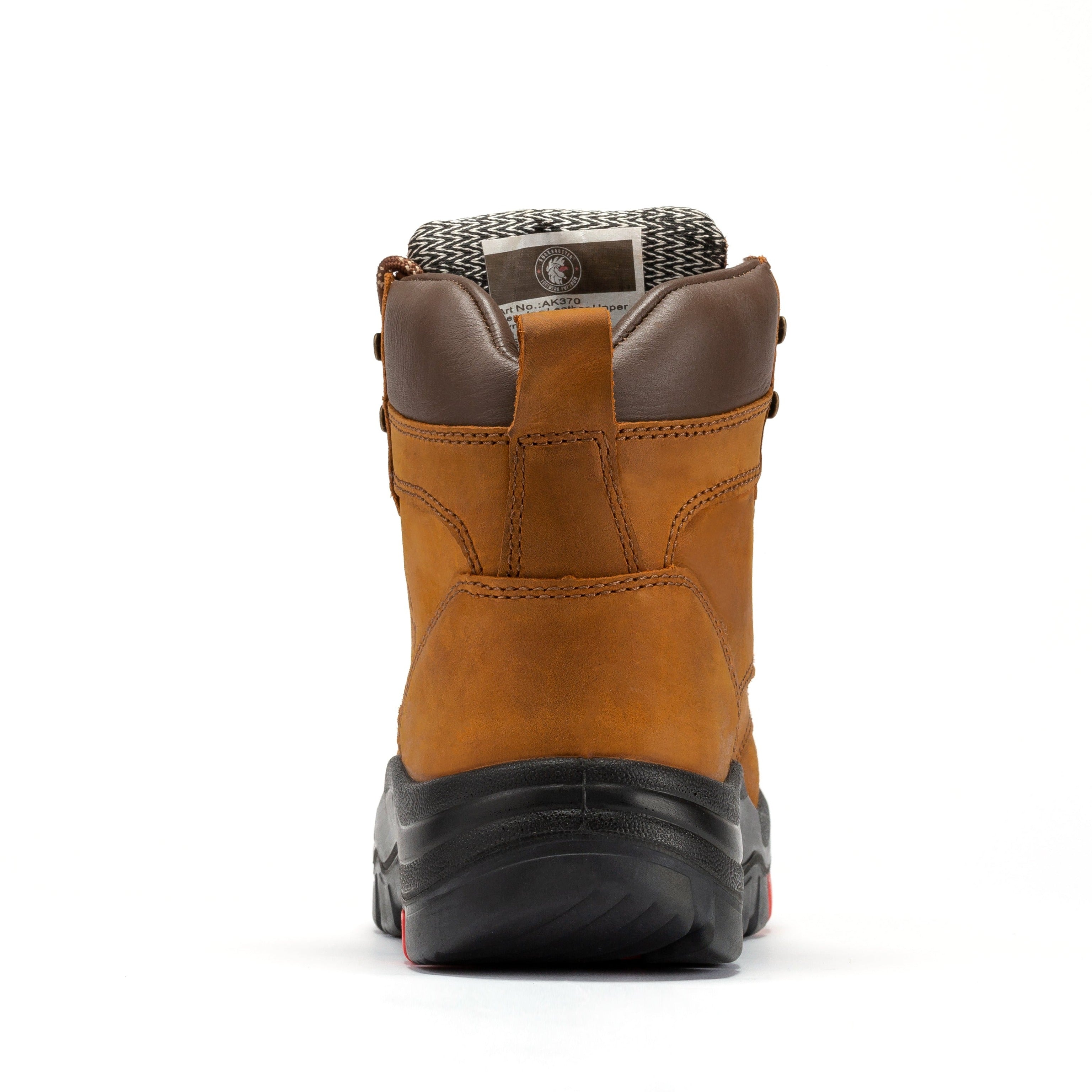 Rockrooster Zumbro 6-inch steel toe work boots with rubber outsole and EH protection, designed for durability and safety.