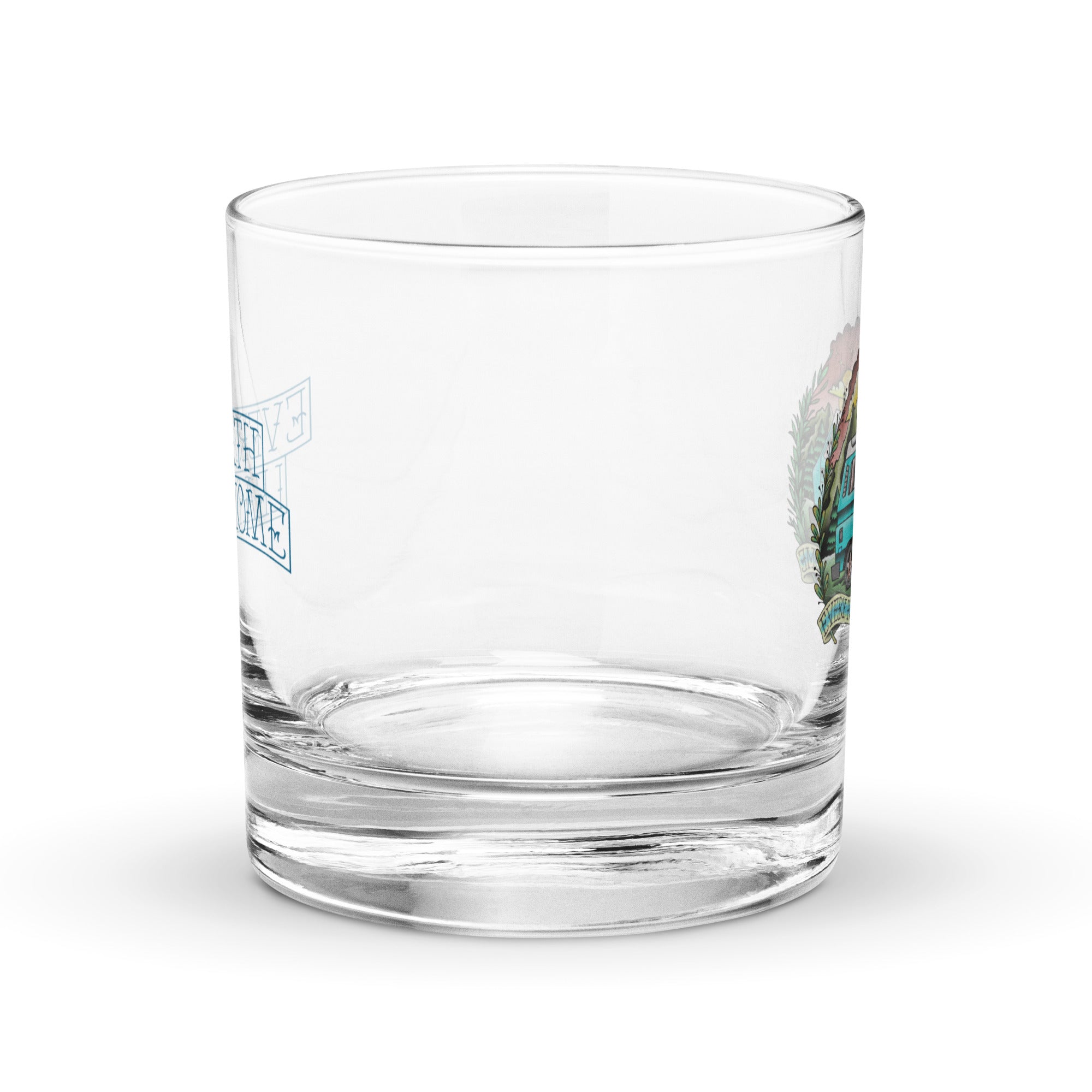 Every Path Leads Home Rocks Glass - OVERLANDERS Outfitter
