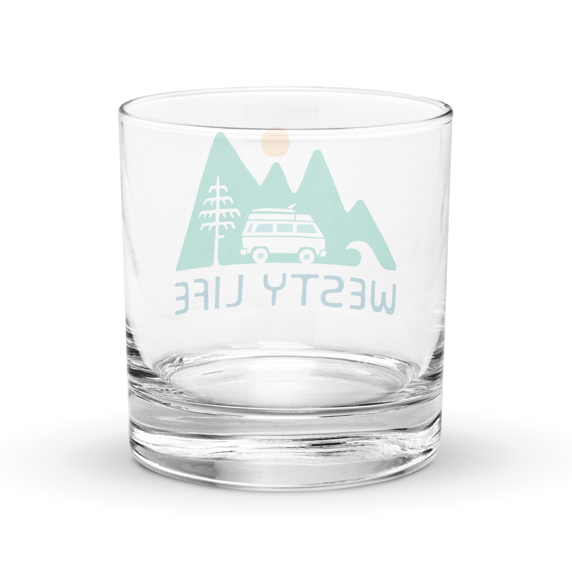 Westy Life Rocks Glass - OVERLANDERS Outfitter