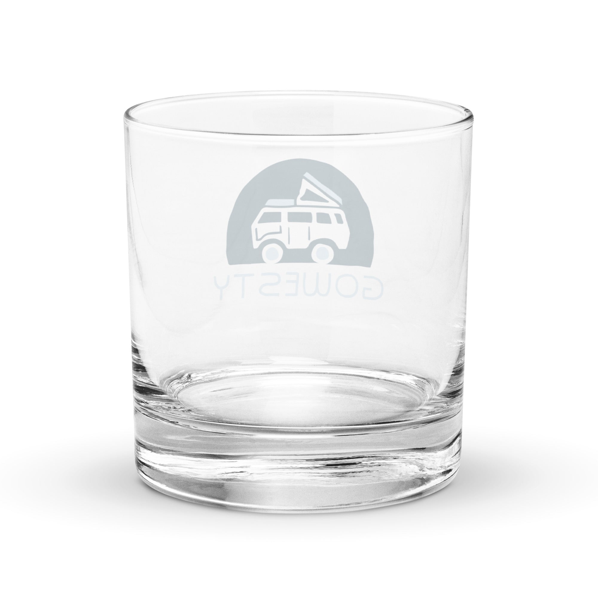 Rollyn GoWesty Logo Rocks Glass - OVERLANDERS Outfitter