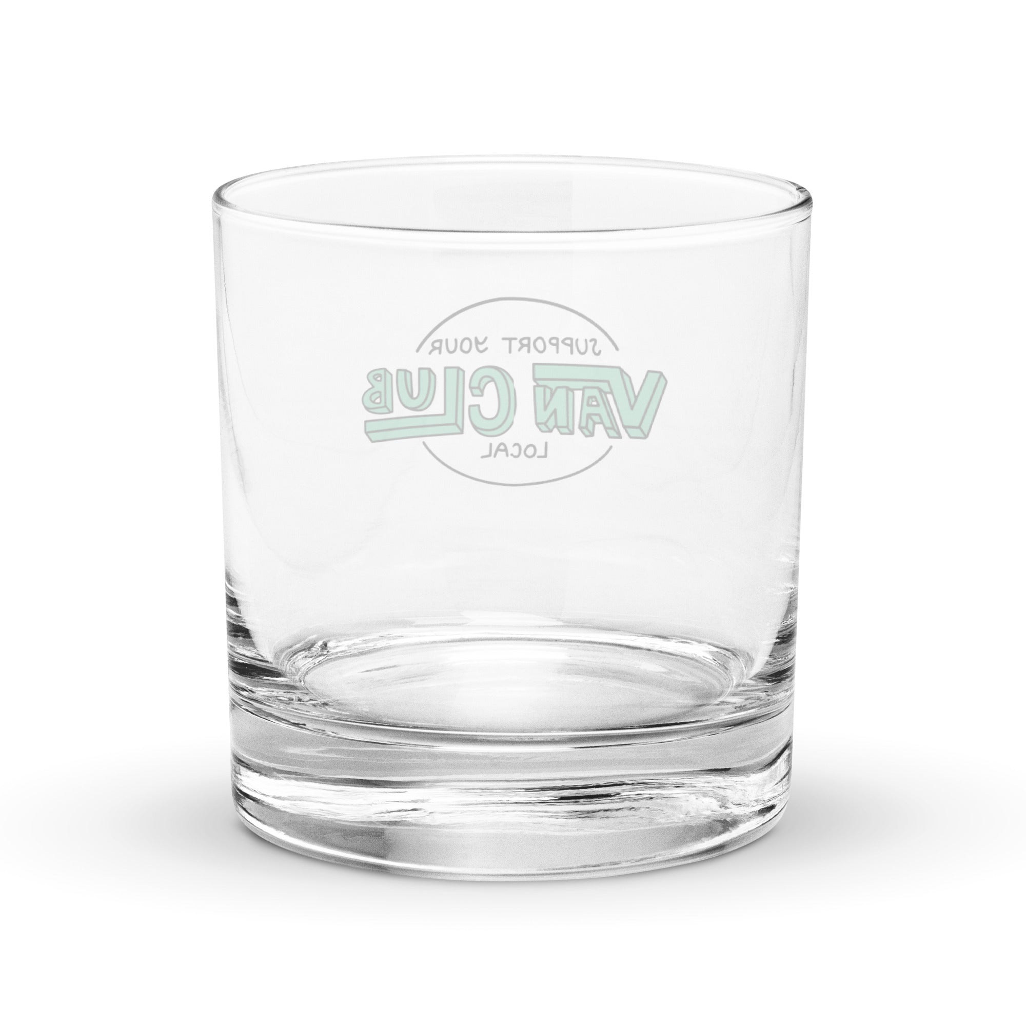 Support Your Local Van Club Green Rocks Glass - OVERLANDERS Outfitter