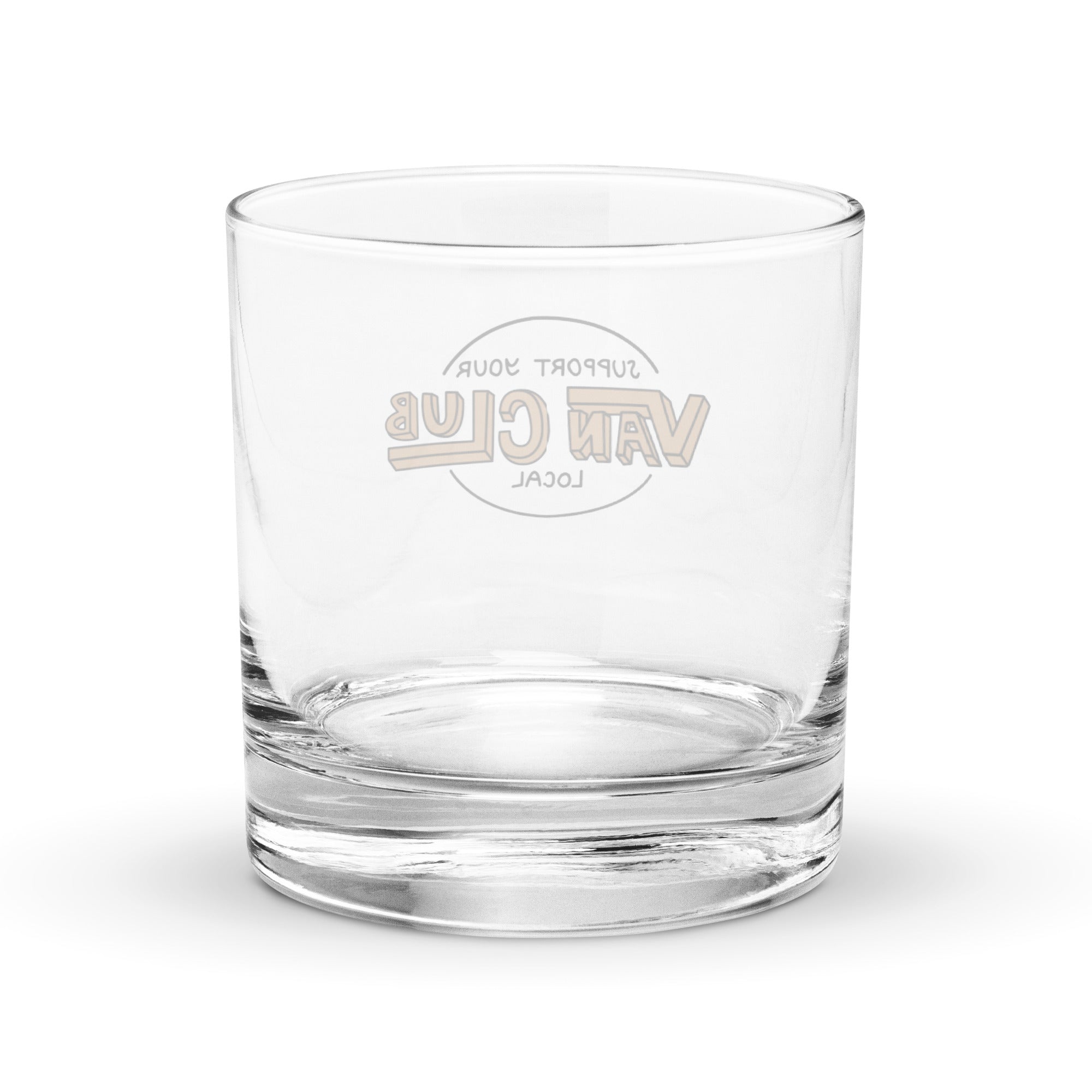 Support Your Local Van Club Brown Rocks Glass - OVERLANDERS Outfitter