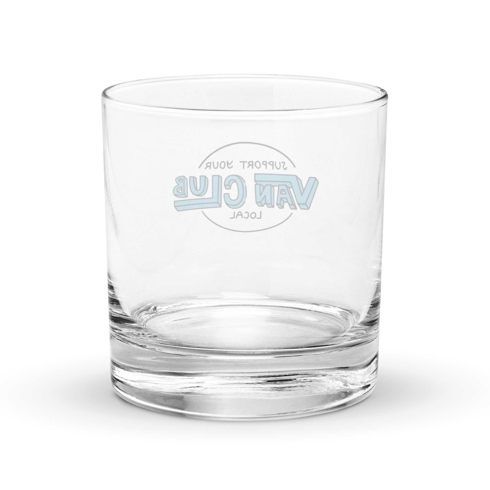 Support Your Local Van Club Blue Rocks Glass - OVERLANDERS Outfitter