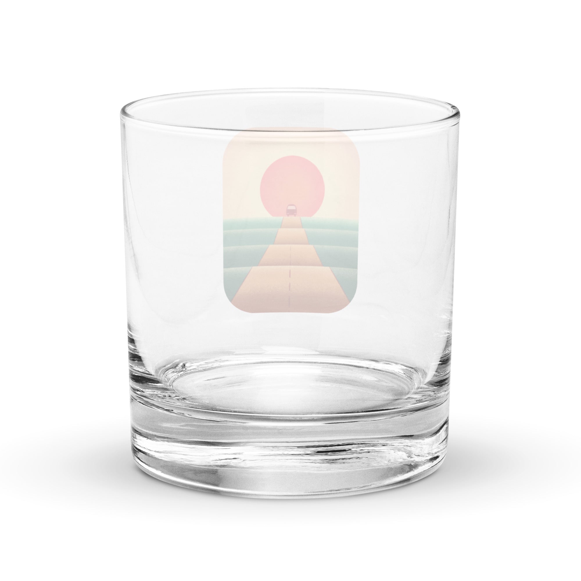 Sunset Road Rocks Glass - OVERLANDERS Outfitter
