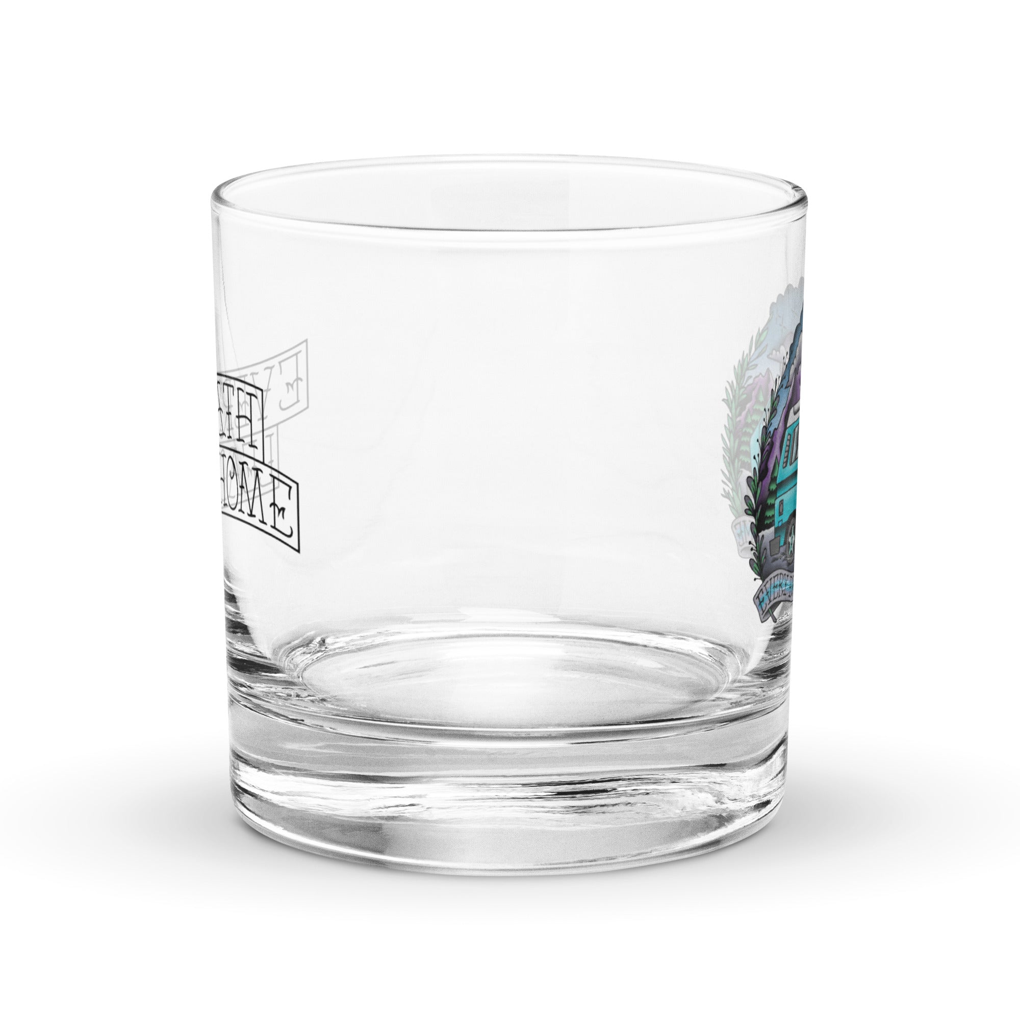 Every Path Leads Home Rocks Glass - OVERLANDERS Outfitter