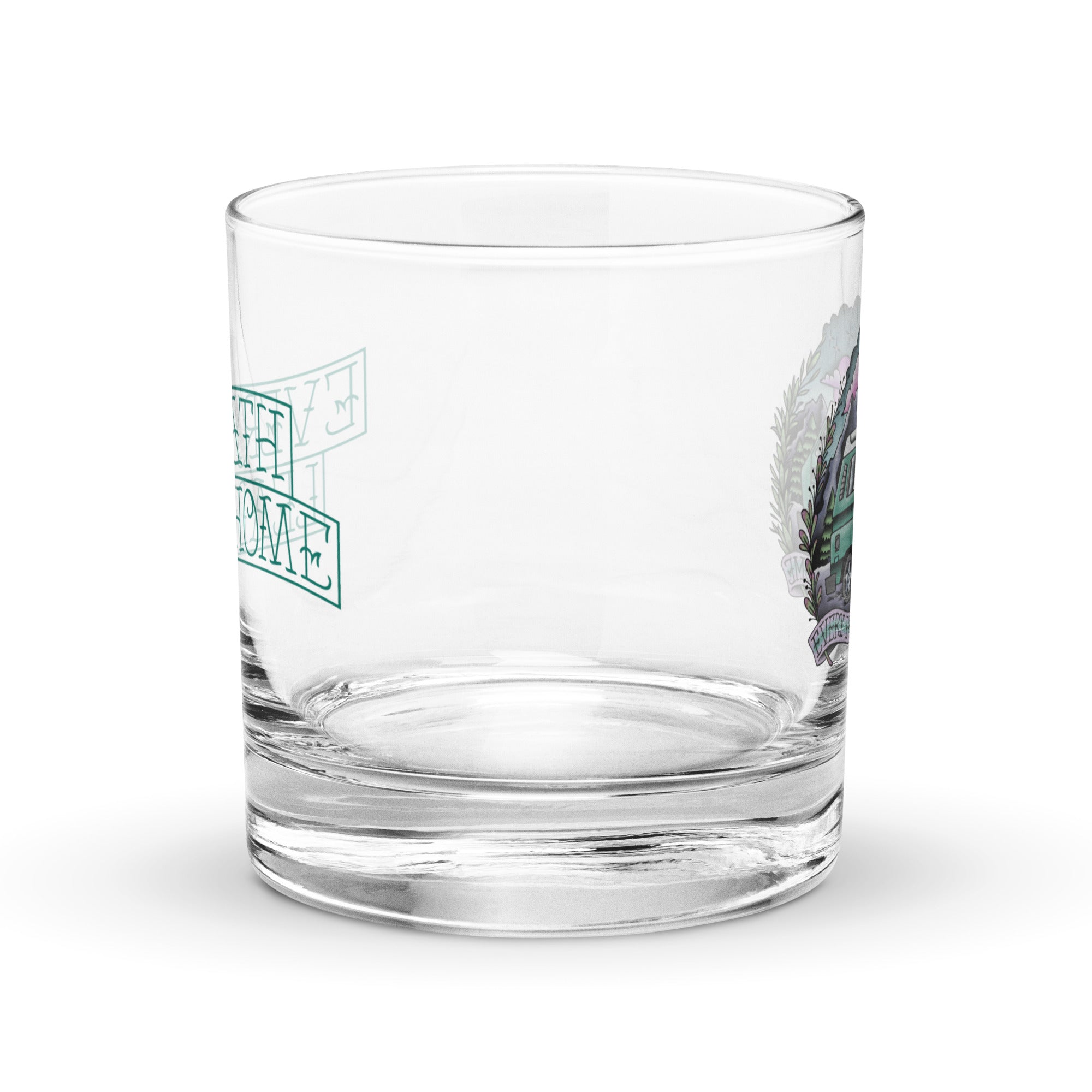 Every Path Leads Home Rocks Glass - OVERLANDERS Outfitter