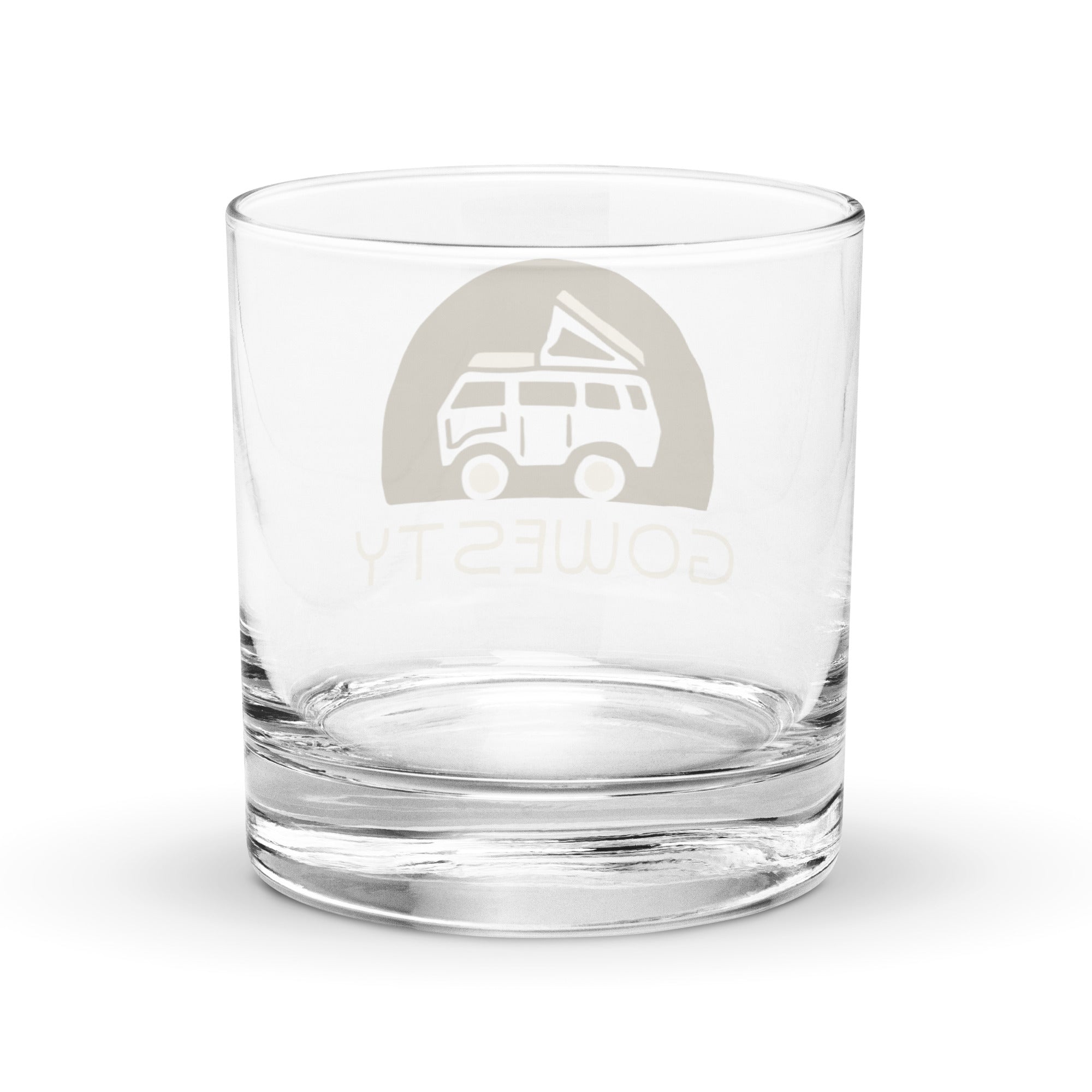 Rollyn GoWesty Logo Rocks Glass - OVERLANDERS Outfitter