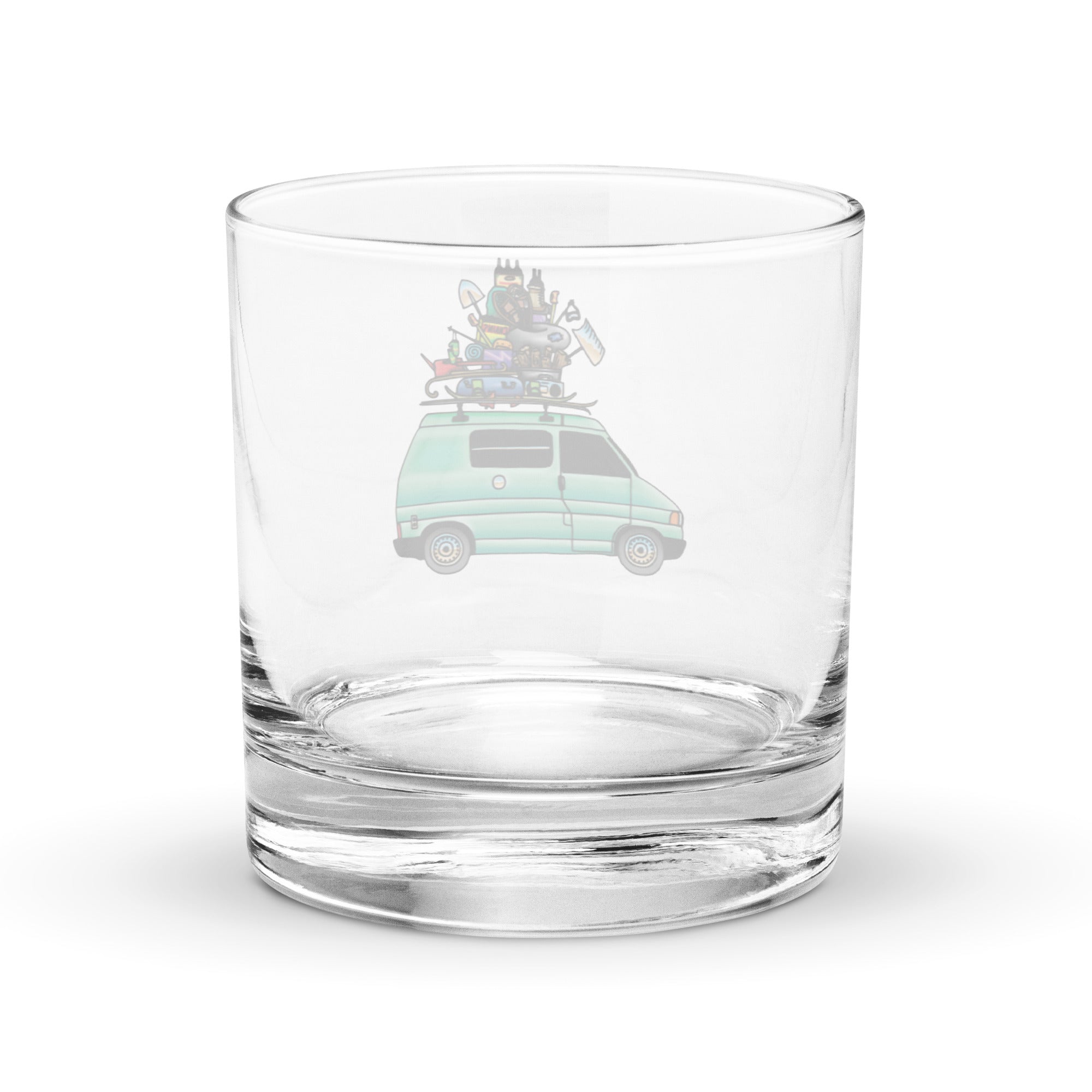 RAD Eurovan Rocks Glass - OVERLANDERS Outfitter