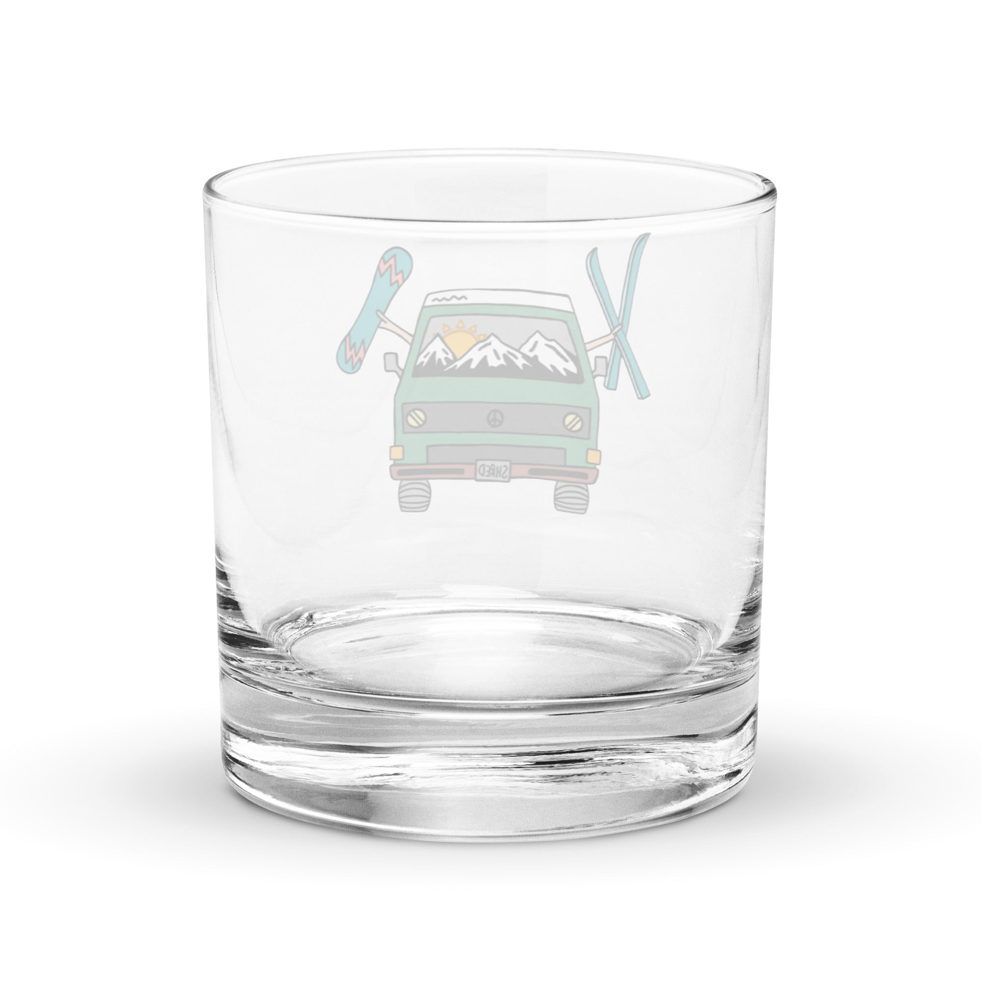 Shred Van Rocks Glass - OVERLANDERS Outfitter