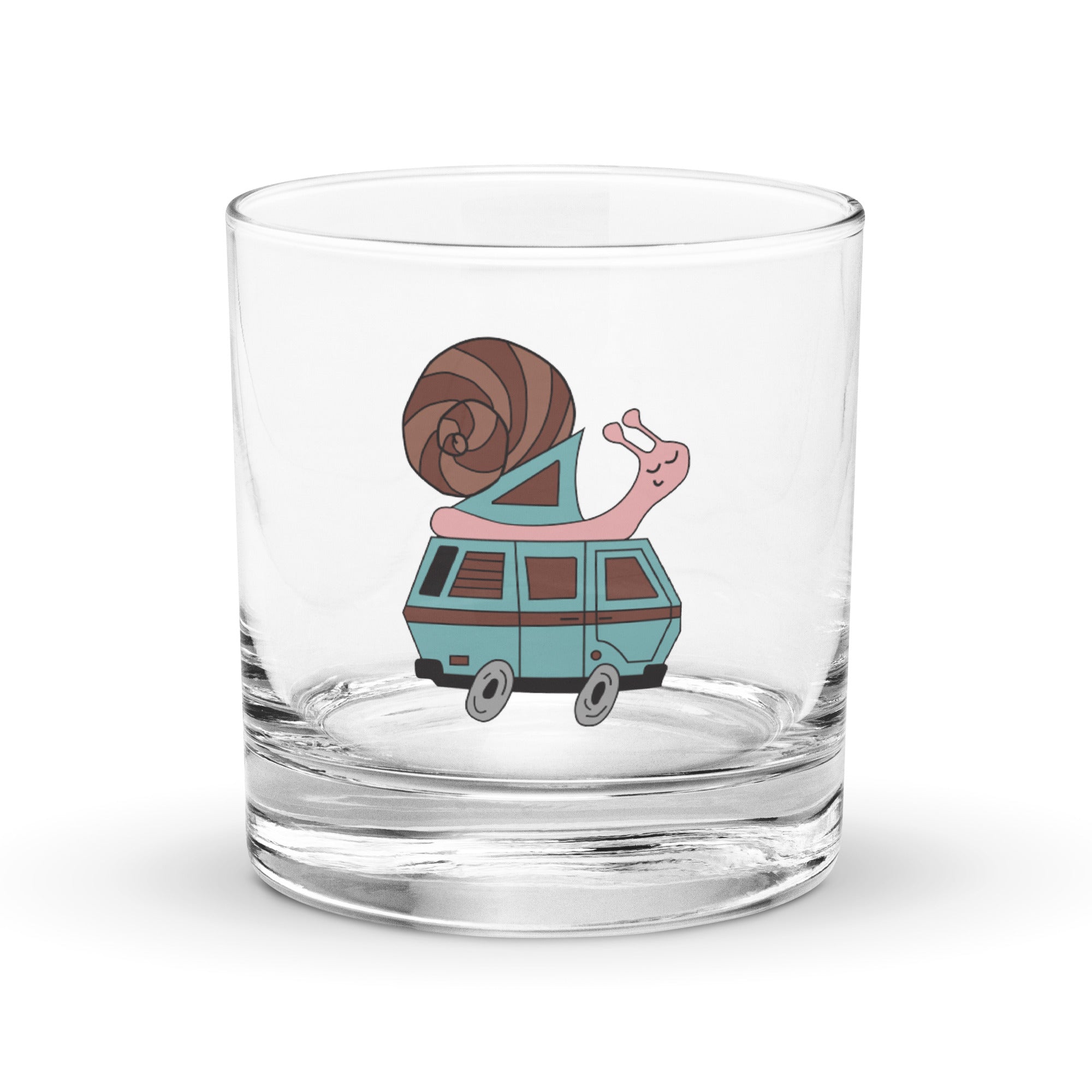 Sally Snail Rocks Glass - OVERLANDERS Outfitter