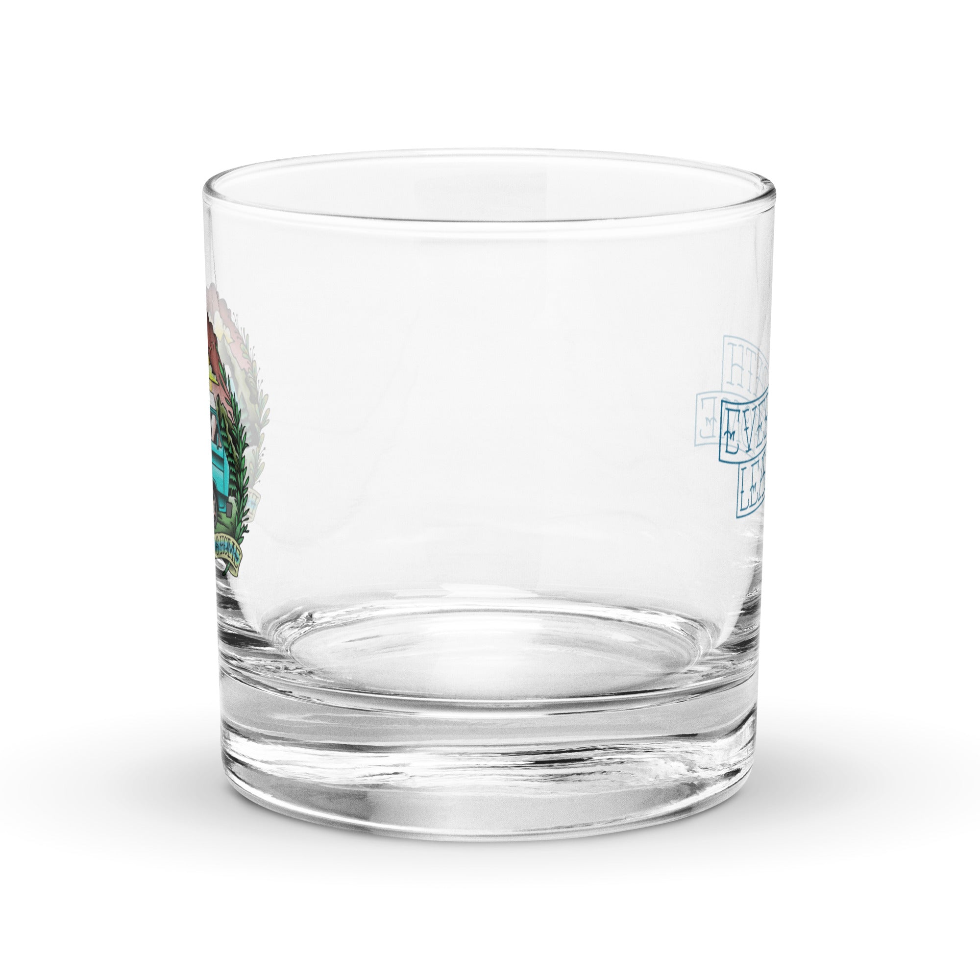 Every Path Leads Home Rocks Glass - OVERLANDERS Outfitter