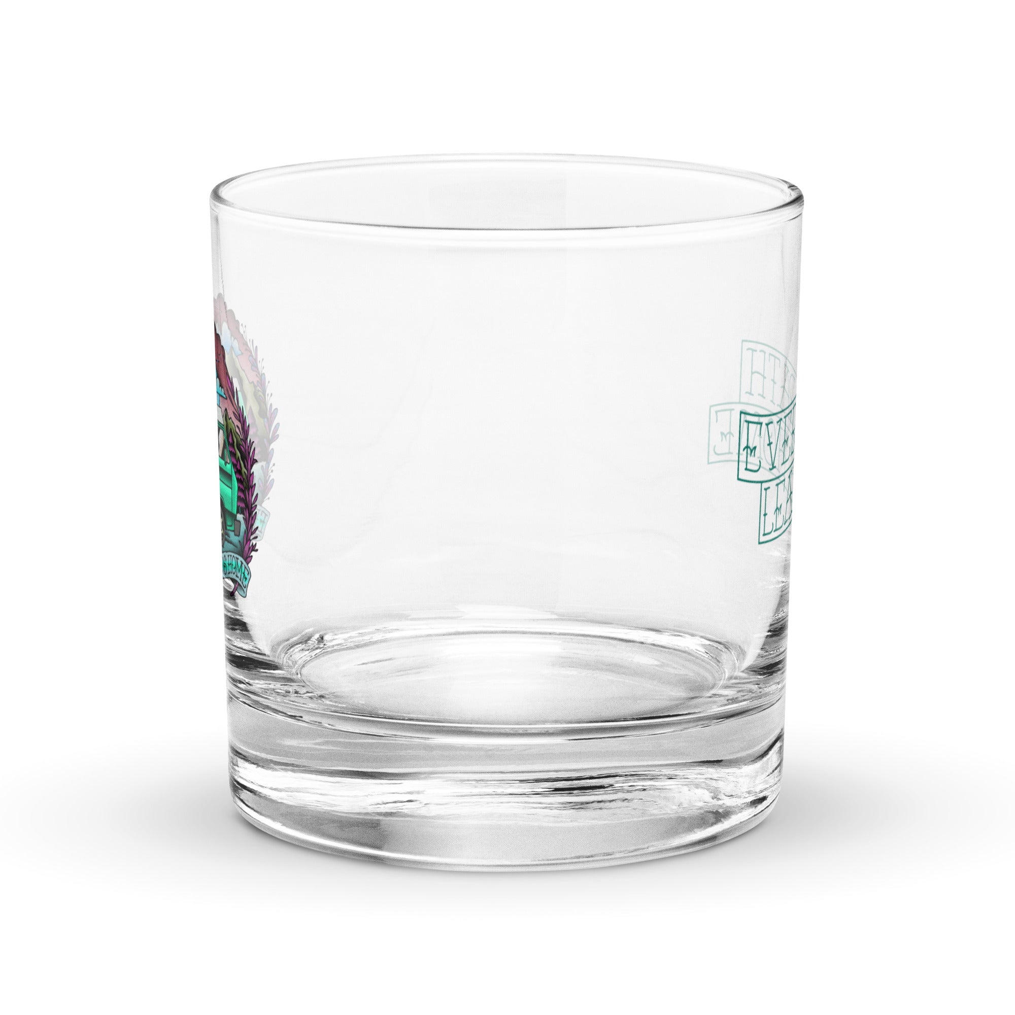 Every Path Leads Home Rocks Glass - OVERLANDERS Outfitter