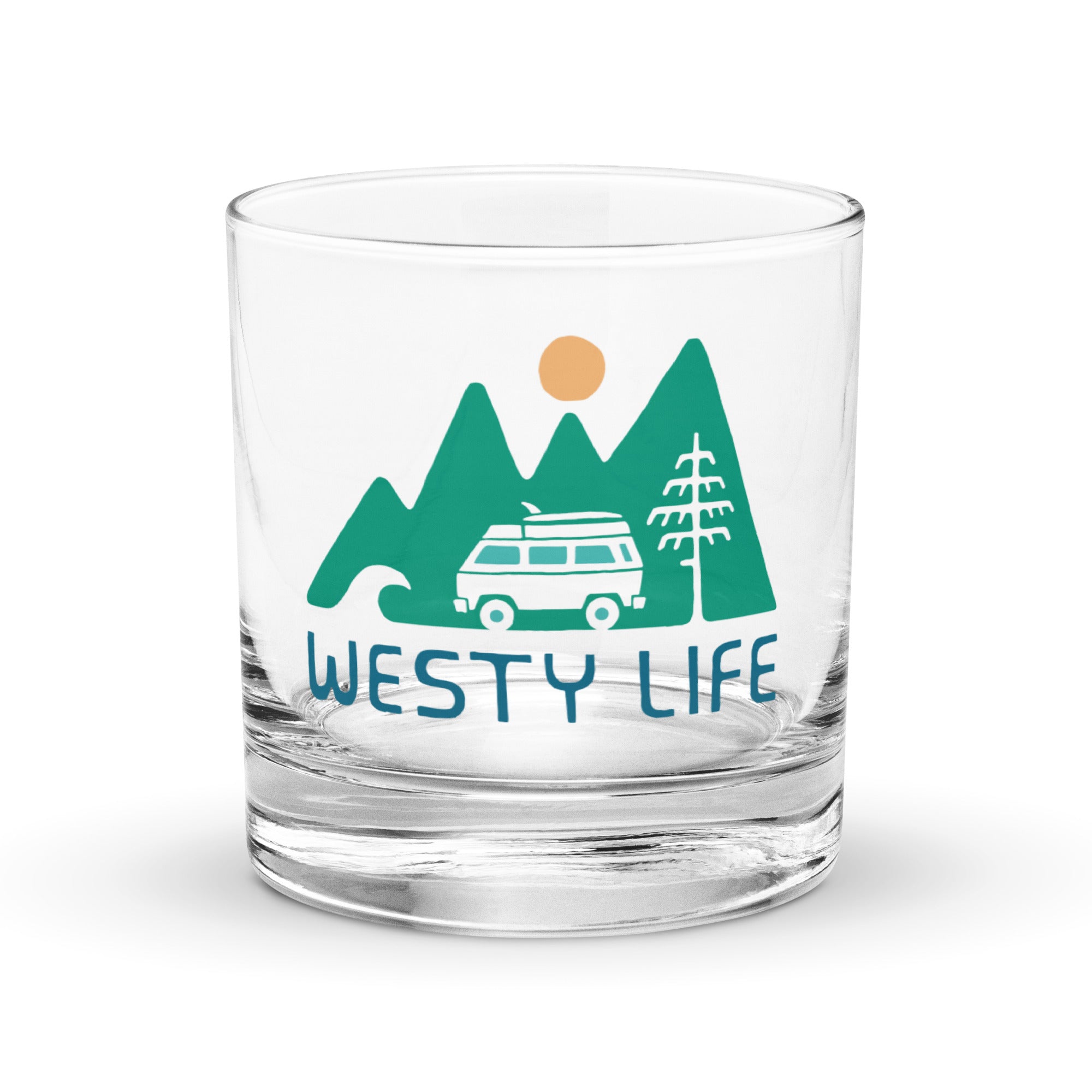 Westy Life Rocks Glass - OVERLANDERS Outfitter
