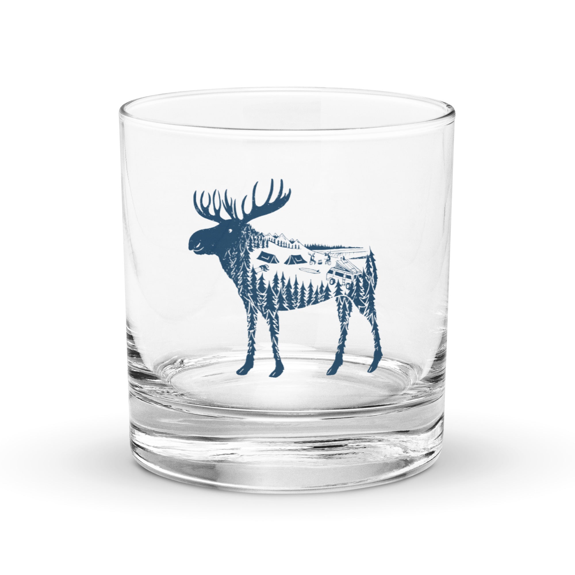 Moose Meet-Up Rocks Glass - OVERLANDERS Outfitter
