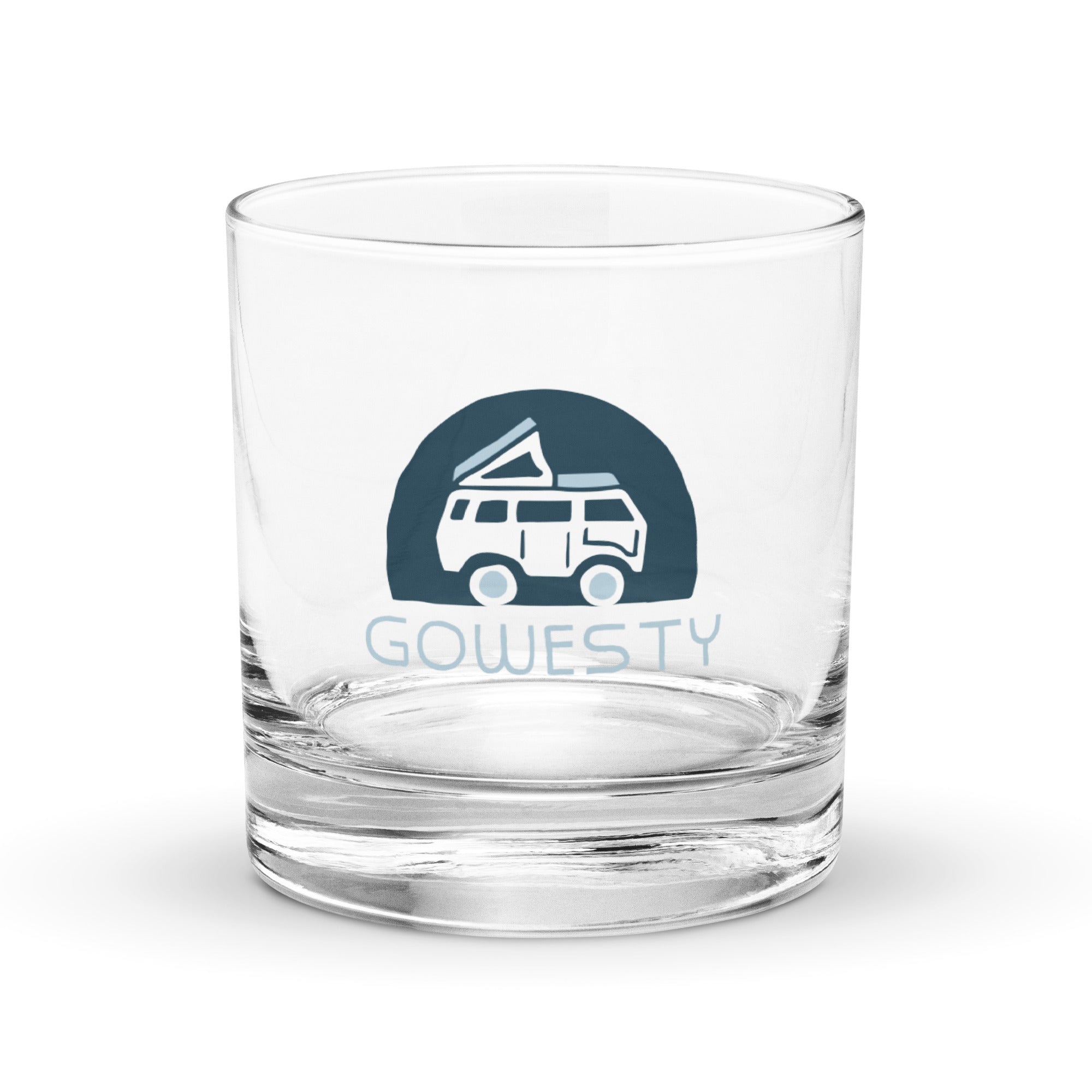 Rollyn GoWesty Logo Rocks Glass - OVERLANDERS Outfitter