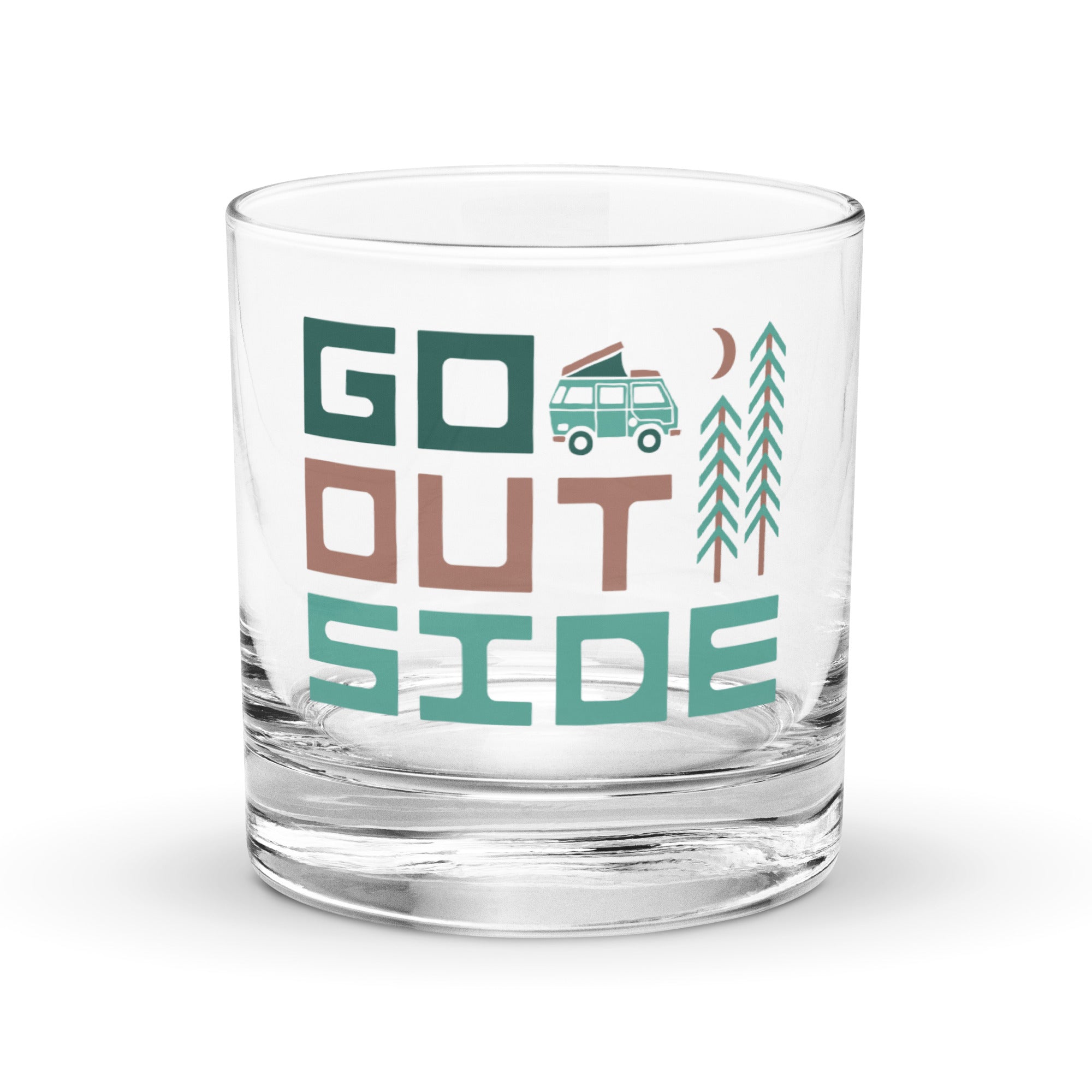 Go Outside Rocks Glass - OVERLANDERS Outfitter