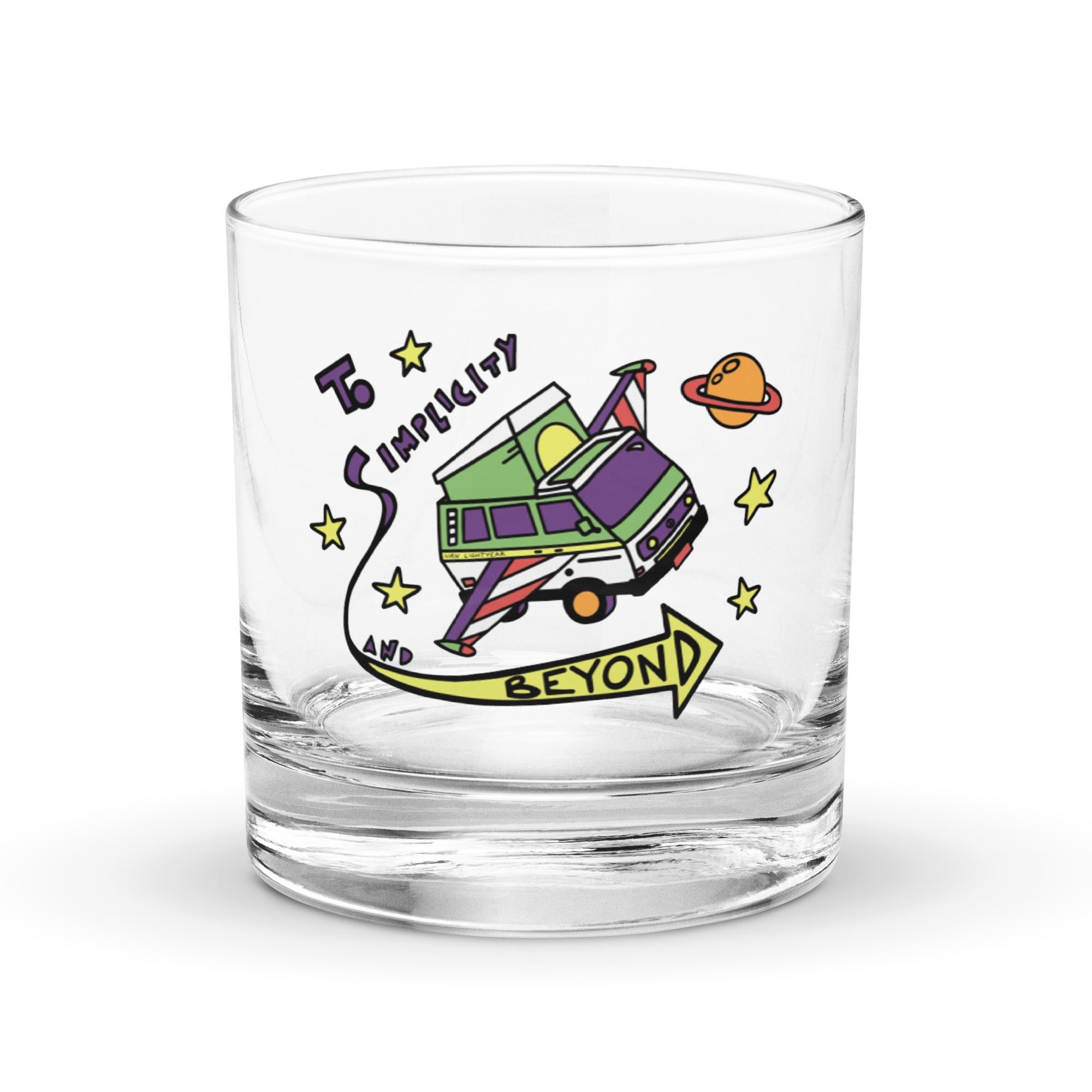 Van Lightyear Rocks Glass - OVERLANDERS Outfitter