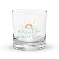 Advanture Awaits Rocks Glass - OVERLANDERS Outfitter