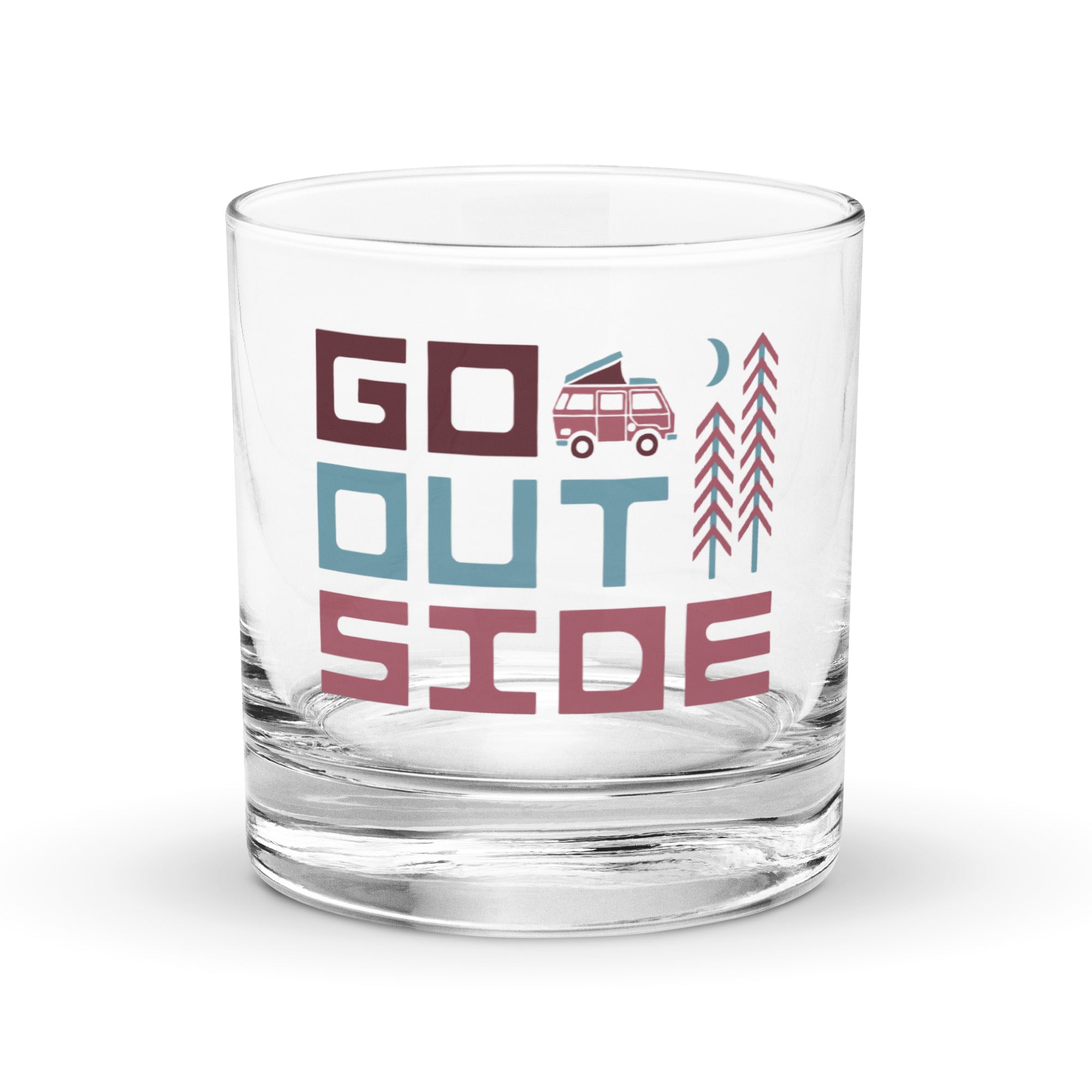 Go Outside Rocks Glass - OVERLANDERS Outfitter