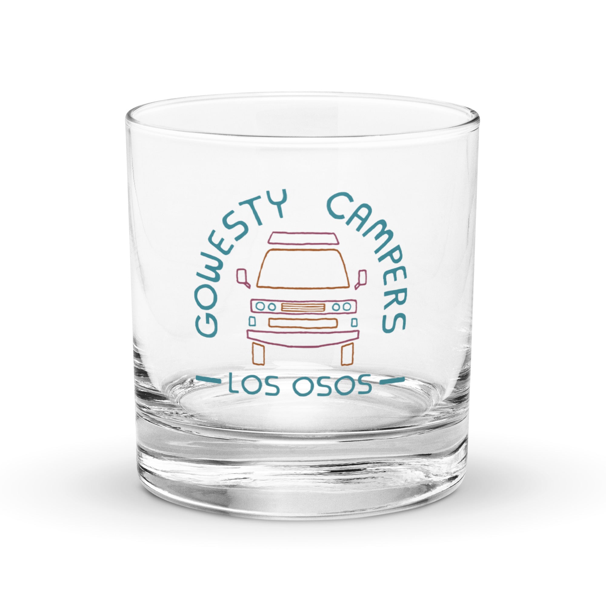GoWesty Campers "Friendly Face" Rocks Glass - OVERLANDERS Outfitter