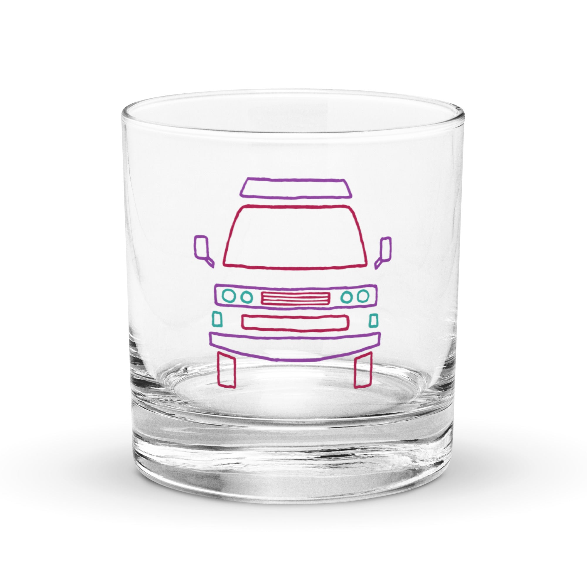 Friendly Face Rocks Glass - OVERLANDERS Outfitter