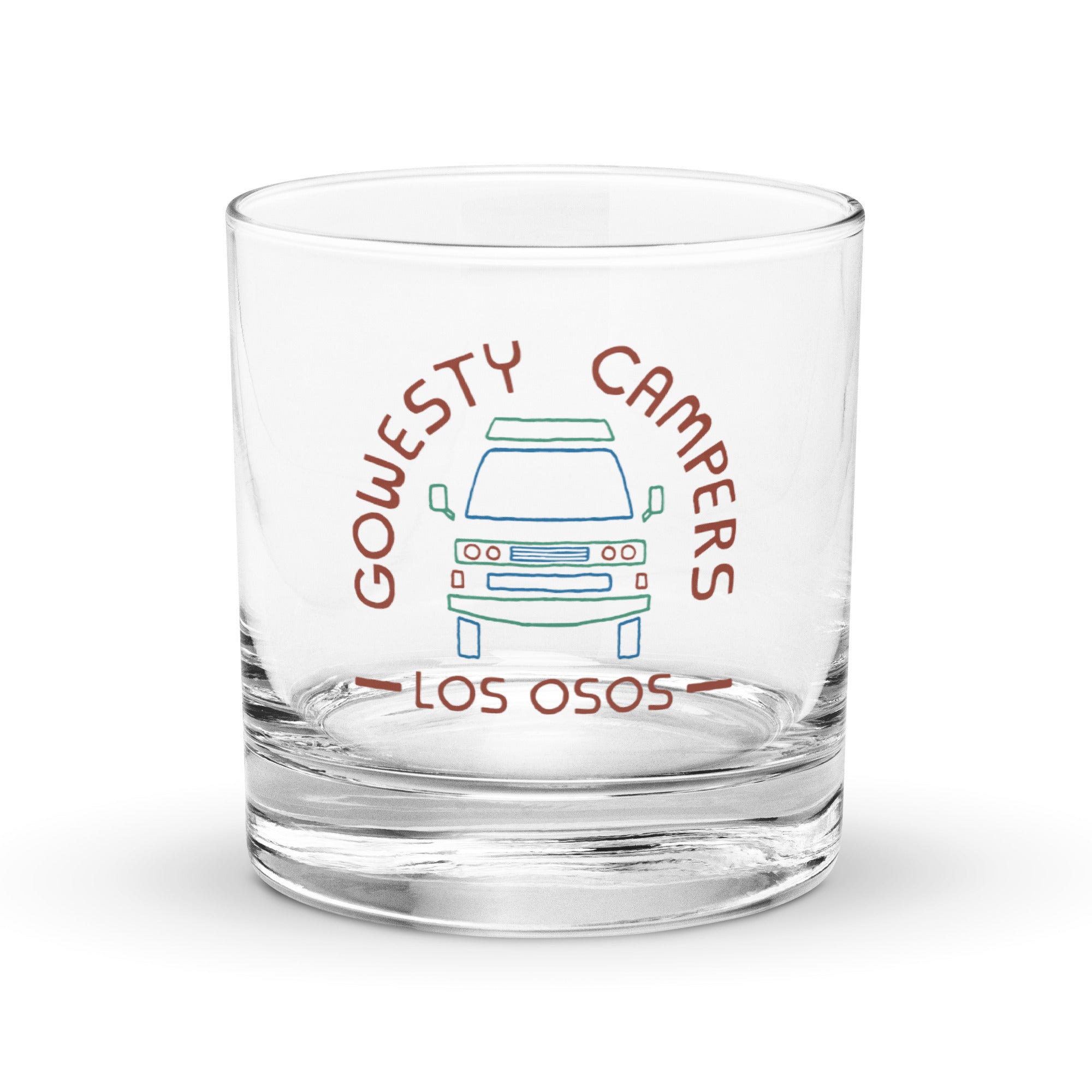 GoWesty Campers "Friendly Face" Rocks Glass - OVERLANDERS Outfitter