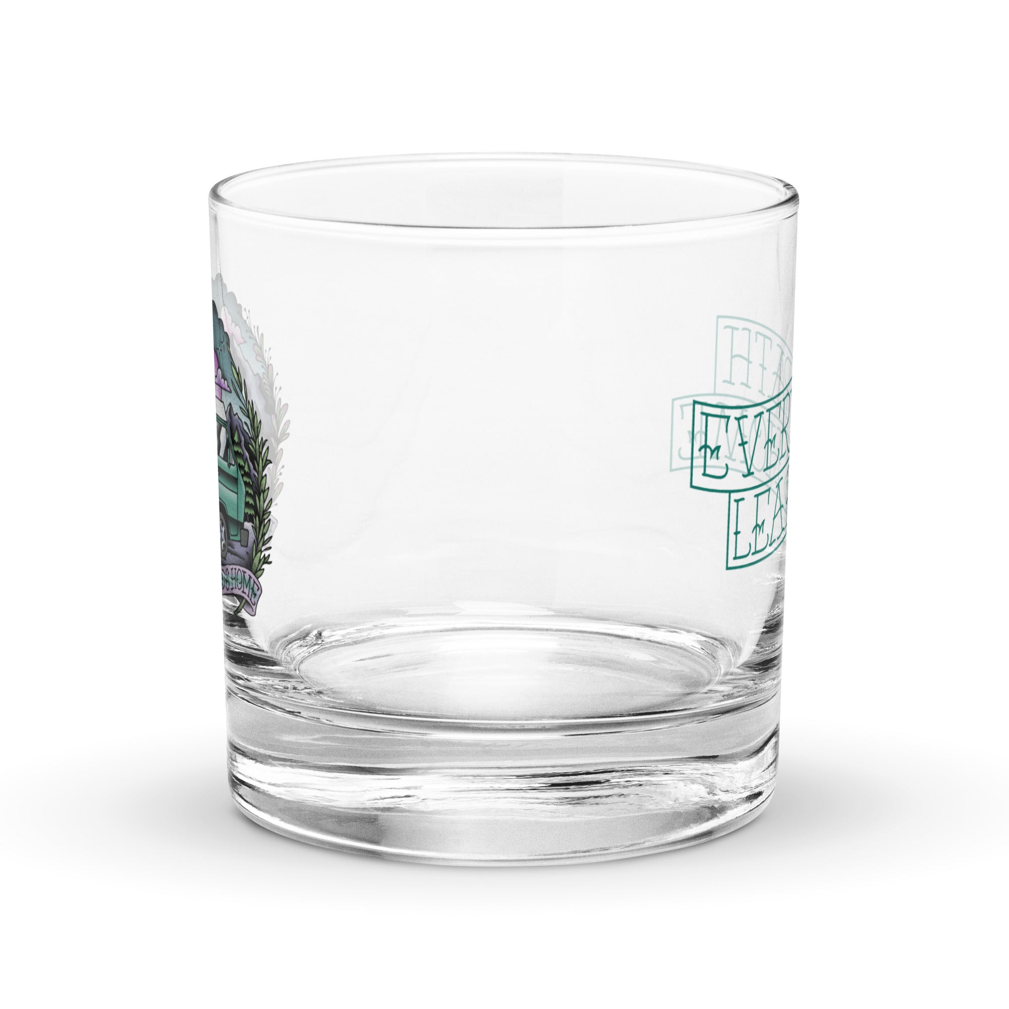 Every Path Leads Home Rocks Glass - OVERLANDERS Outfitter