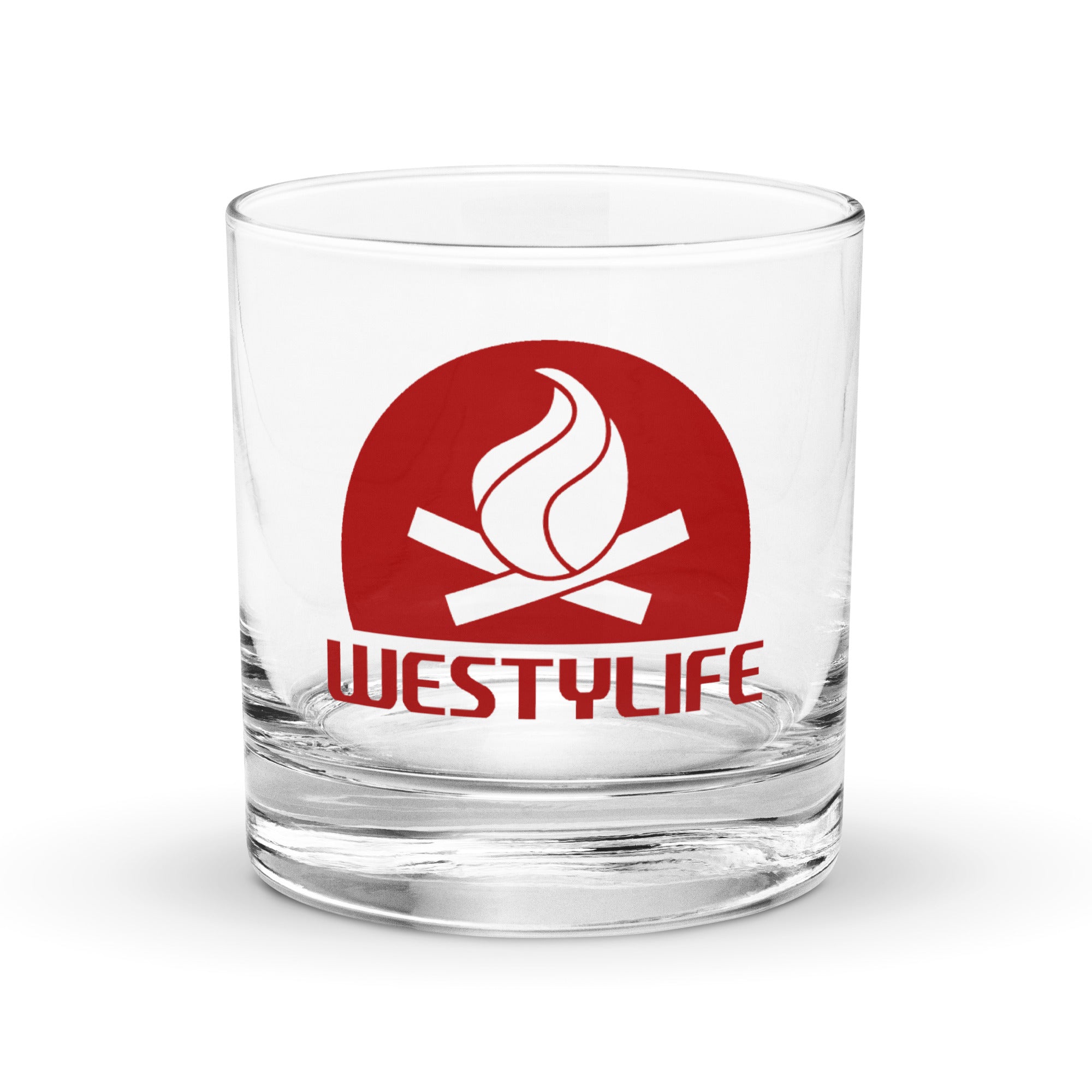 Westy Life Camp Fire Icon Rocks Glass - OVERLANDERS Outfitter