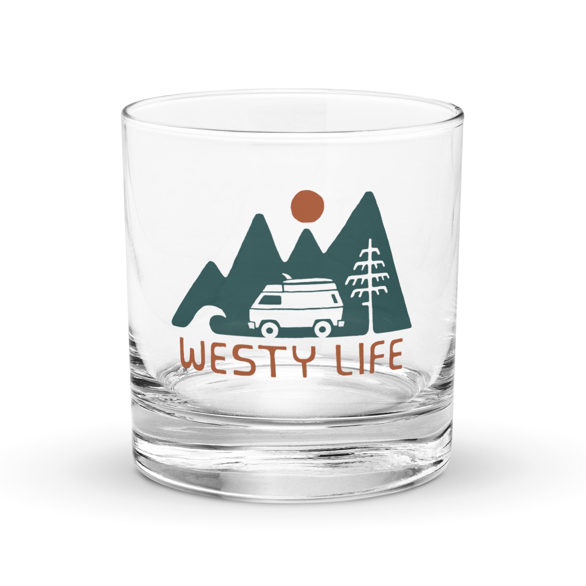 Westy Life Rocks Glass - OVERLANDERS Outfitter