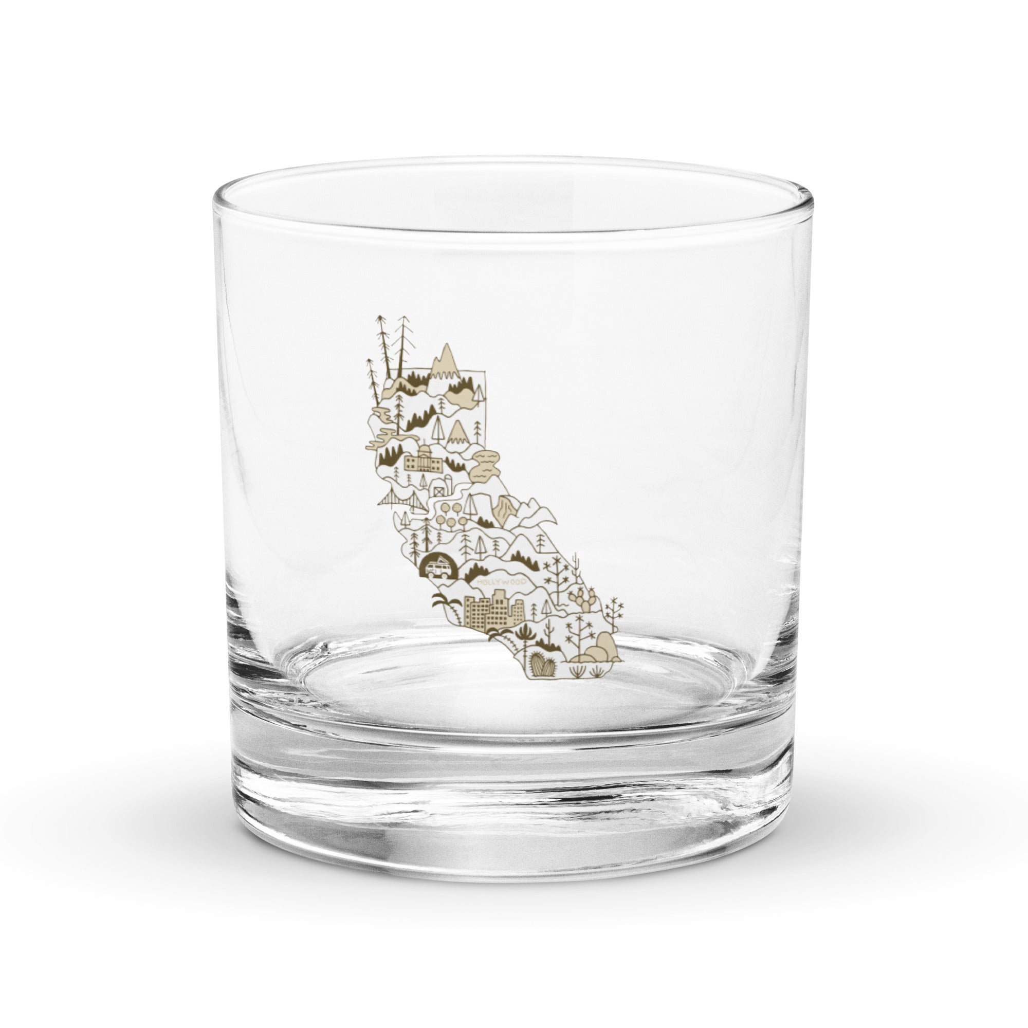 Golden State Westy Rocks Glass - OVERLANDERS Outfitter