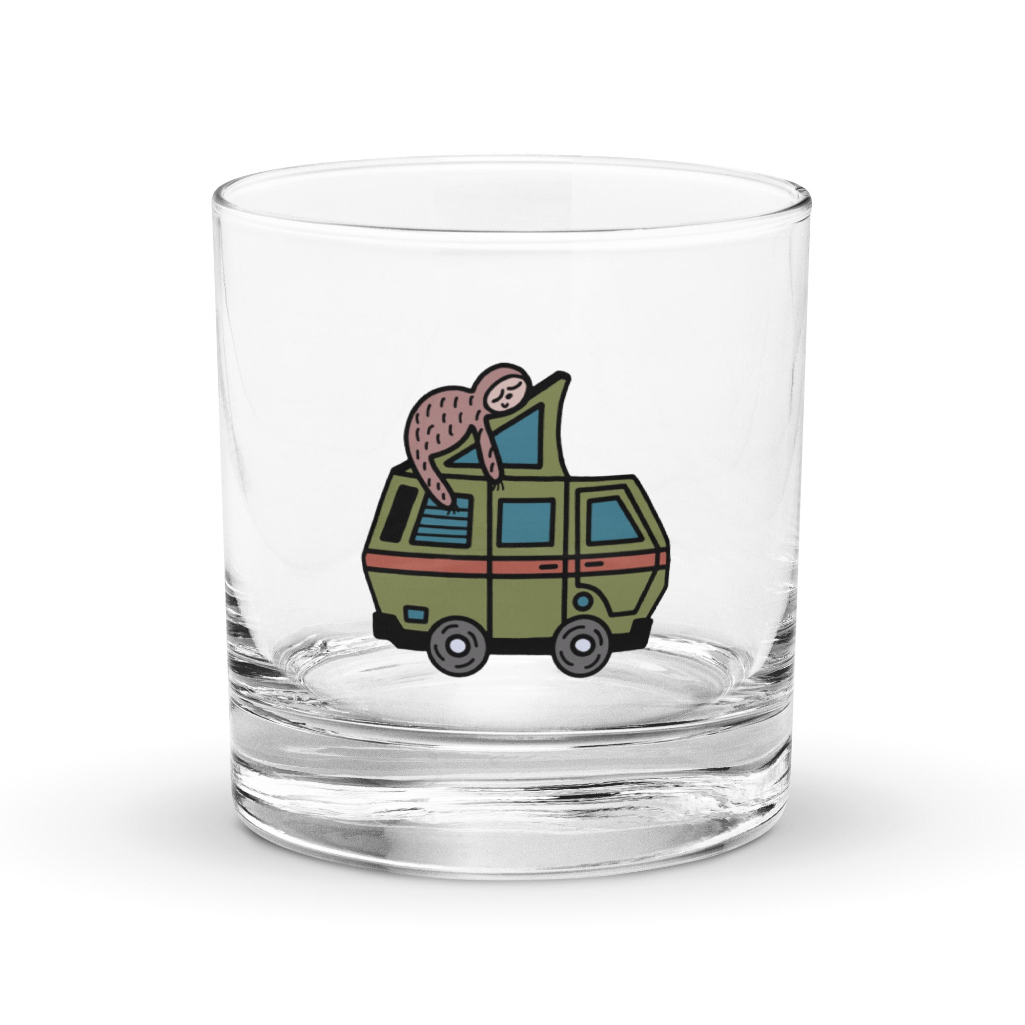 Stewie Sloth Rocks Glass - OVERLANDERS Outfitter