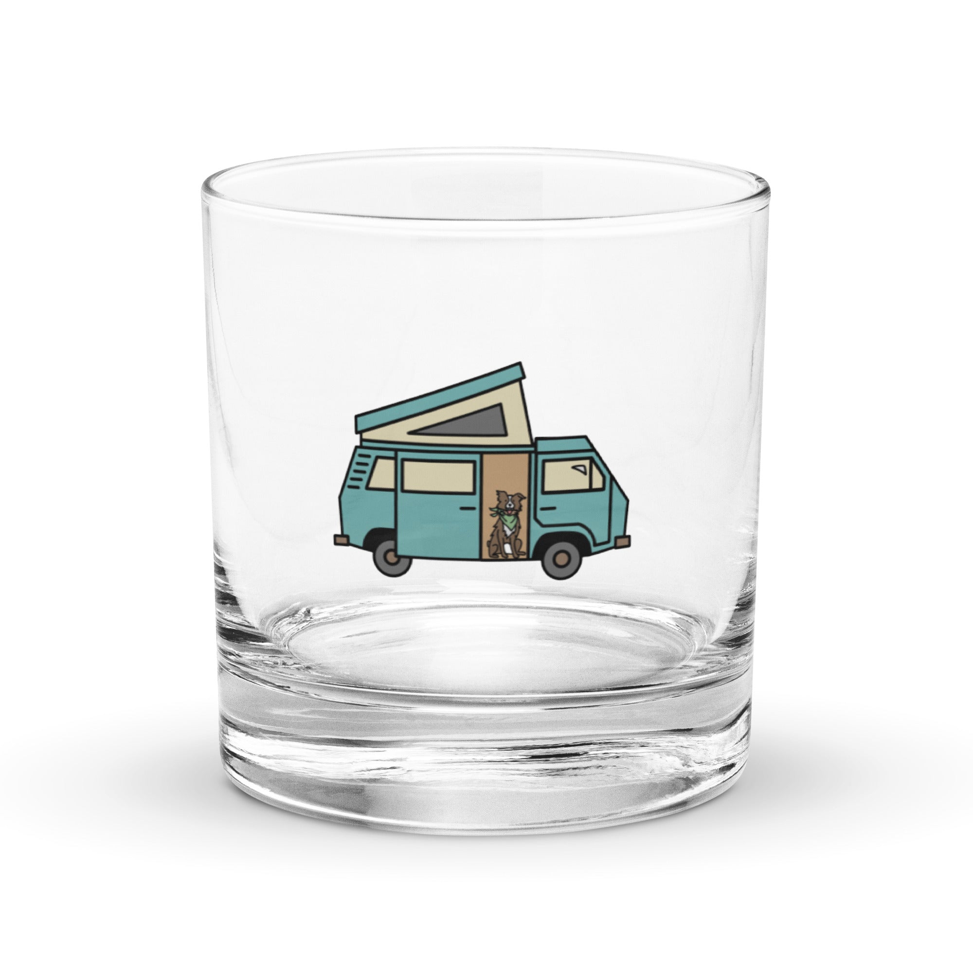 Dog in Van Rocks Glass - OVERLANDERS Outfitter