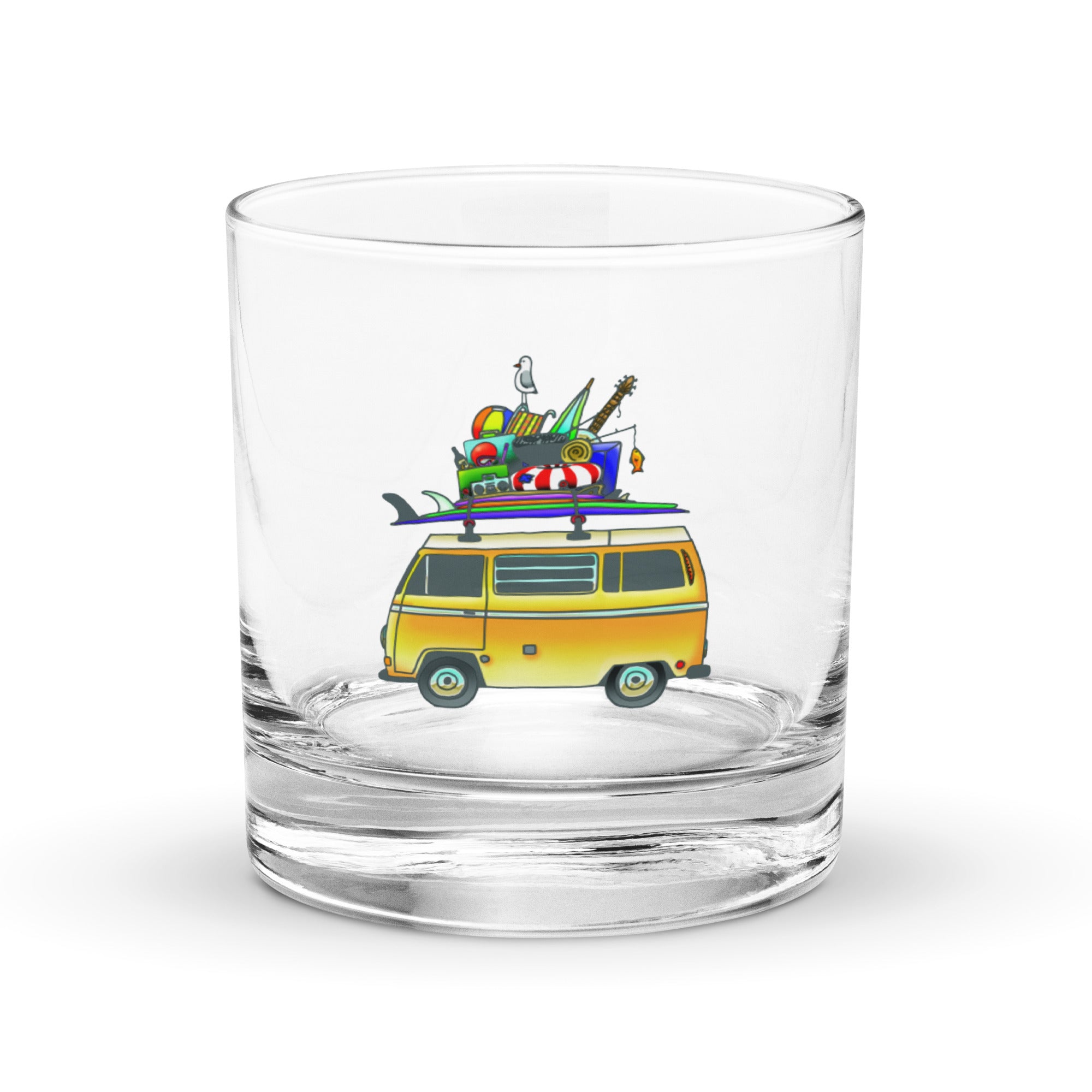 RAD Bus Rocks Glass - OVERLANDERS Outfitter