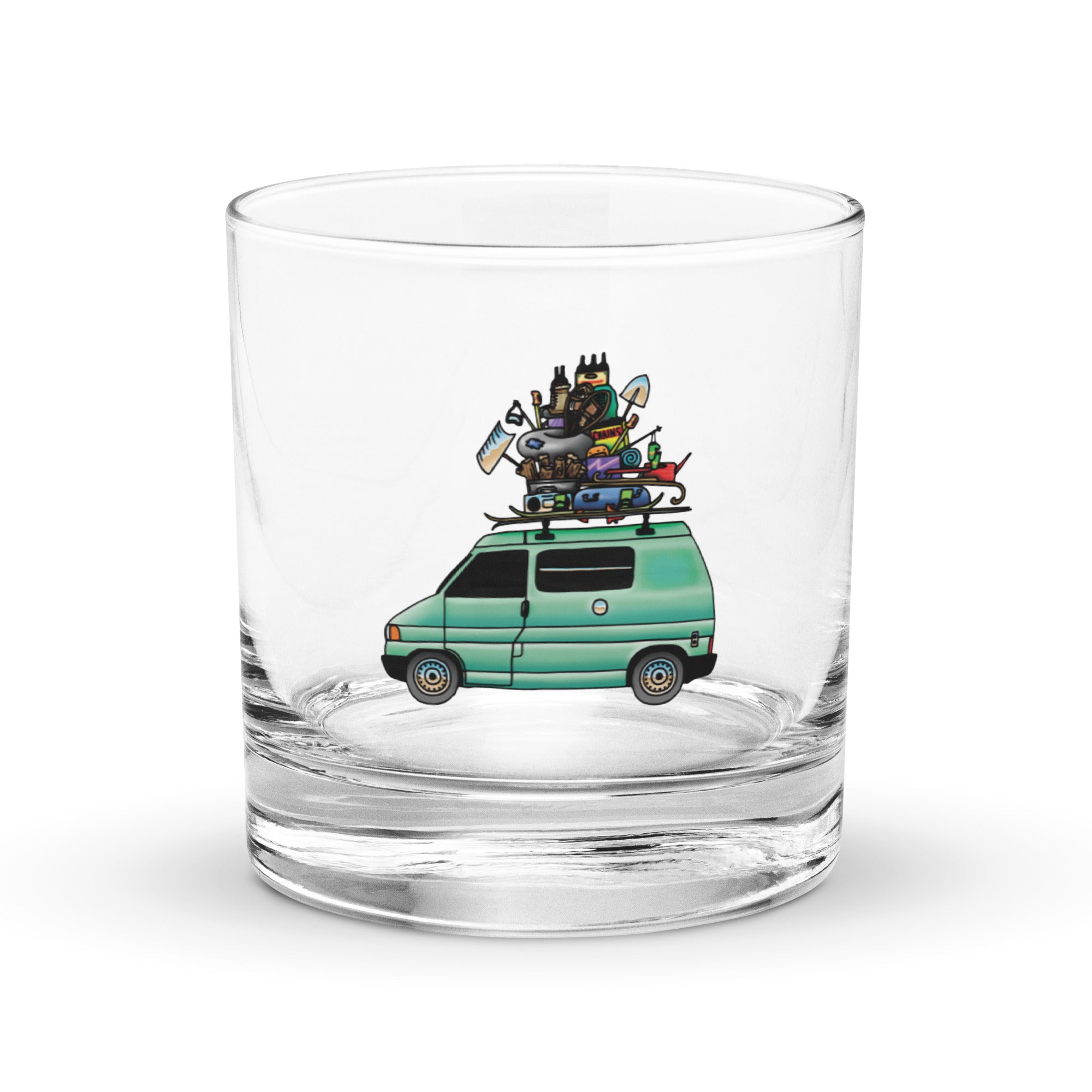 RAD Eurovan Rocks Glass - OVERLANDERS Outfitter