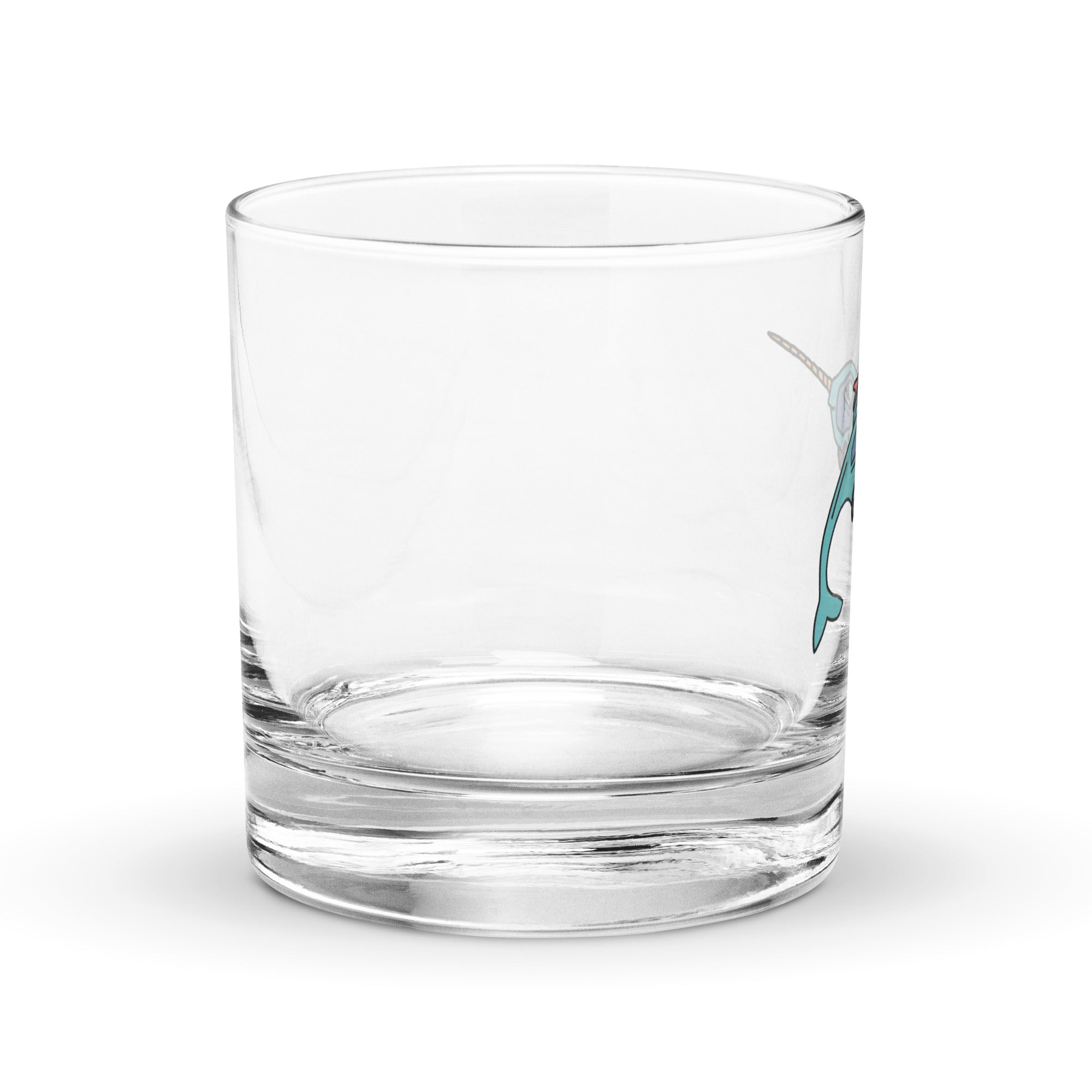 Narwhal Ned Rocks Glass - OVERLANDERS Outfitter