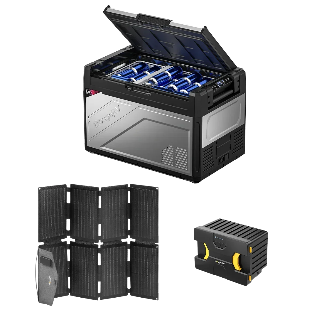 BougeRV Rocky Solar Battery Portable Fridge Kit - OVERLANDERS Outfitter