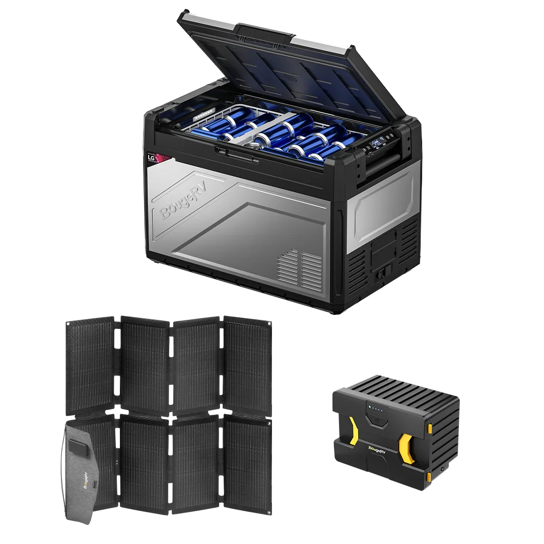 BougeRV Rocky Solar Battery Portable Fridge Kit - We The Collective