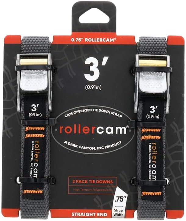 Rollercam 0.75" Straight End Cam Buckle Strap - OVERLANDERS Outfitter