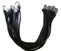 15-inch rubber tarp straps with crimped S-hooks, flatbed ratchet straps, 15-pack by RatchetStrap.Com for secure cargo tying.