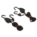 DORSAL Ratchet Canoe and Kayak Bow and Stern Tie Downs 1/4" Heavy Duty Adjustable Rope Hanger Grow Light (2-Pack) - OVERLANDERS Outfitter