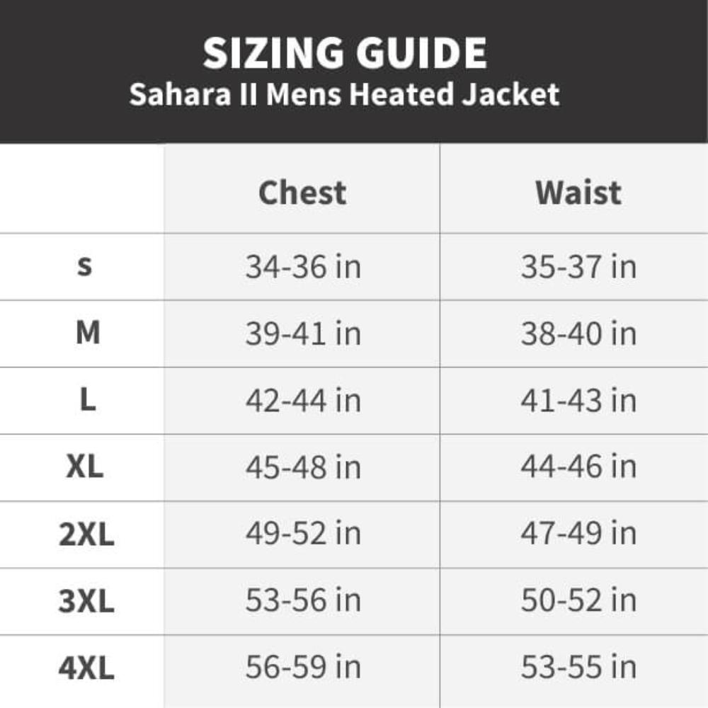 Sahara II Men's Heated Jacket - OVERLANDERS Outfitter